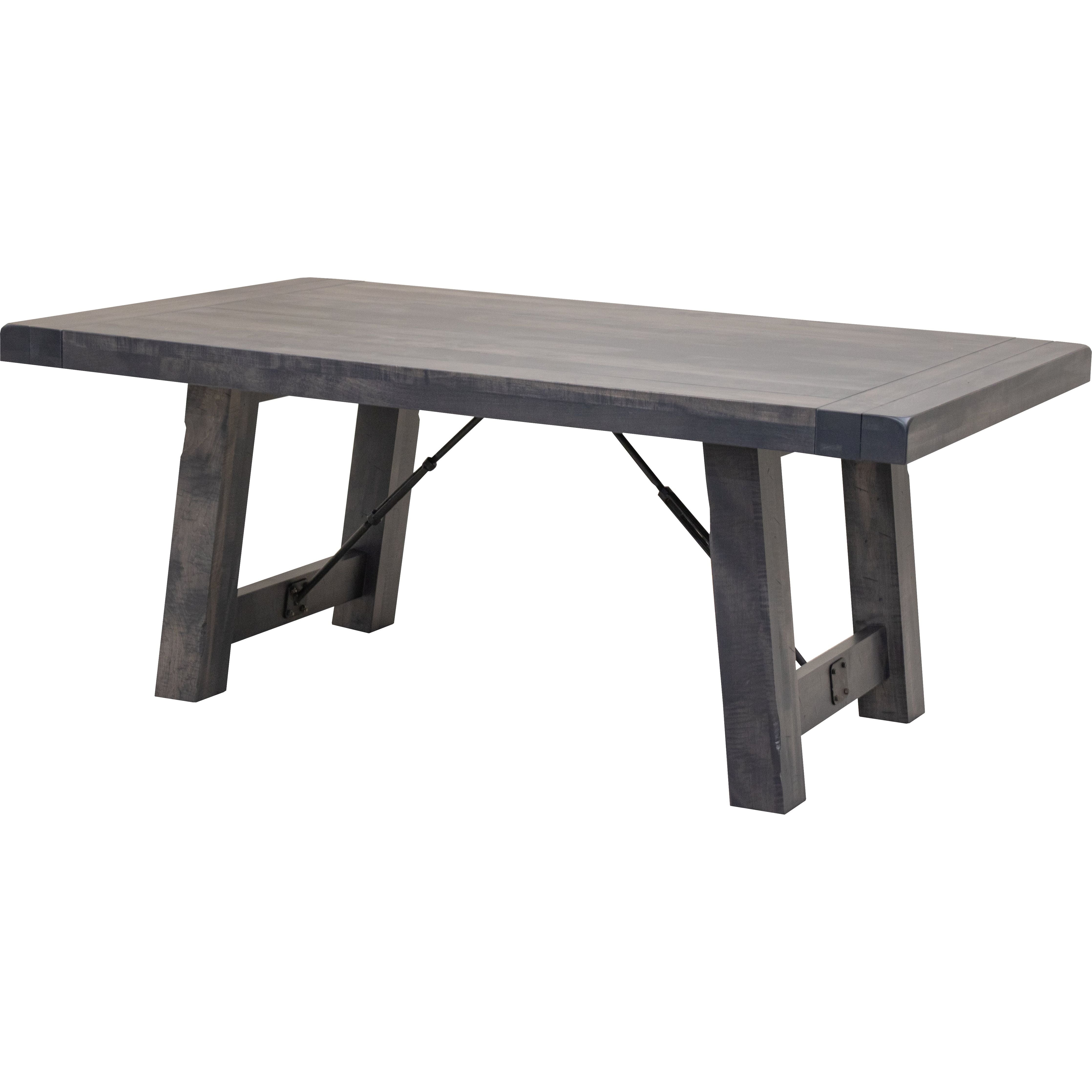 Settler's Trestle Large Maple Wood Extending Dining Table | GS