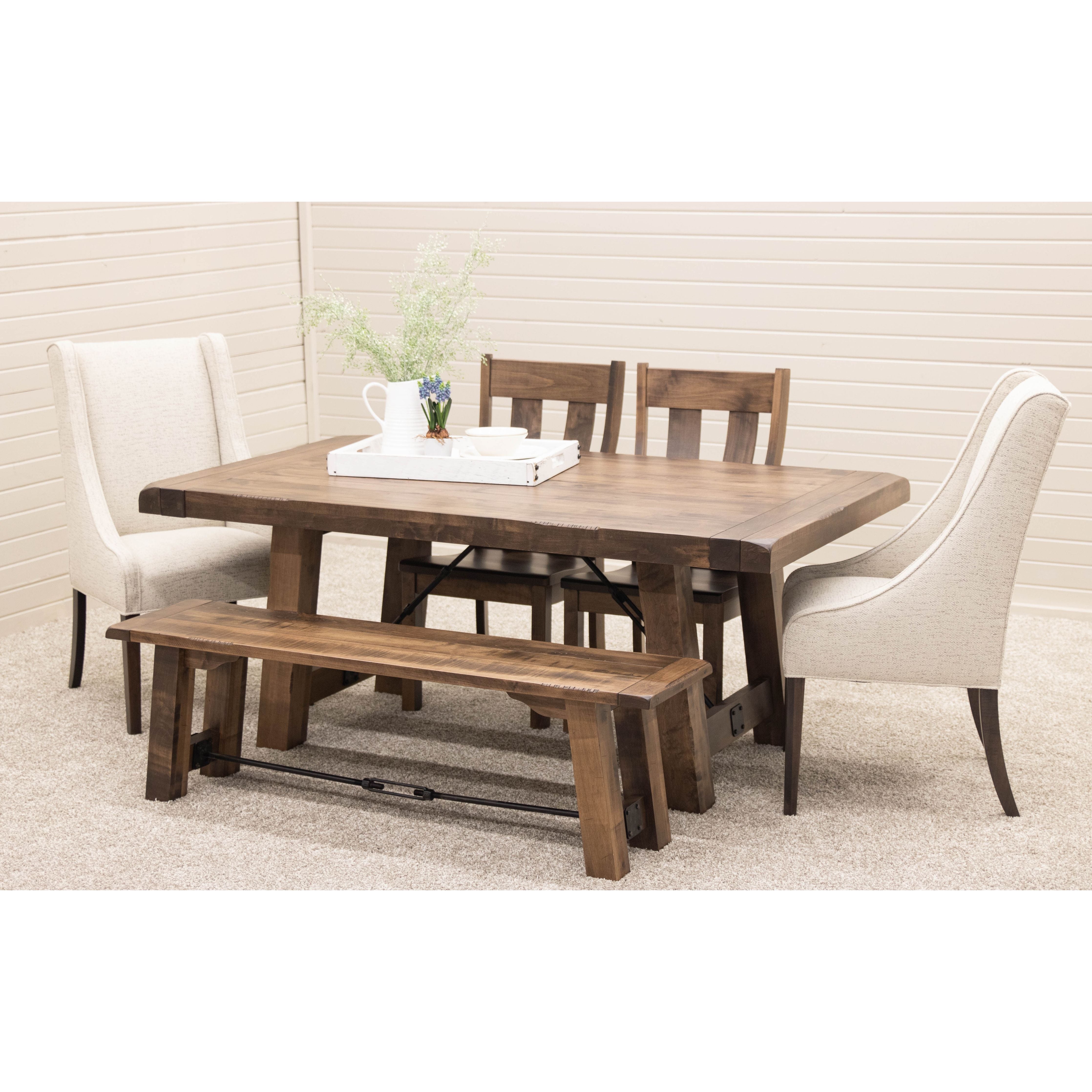 Urbana Maple Wood Arm Dining Chair | CO