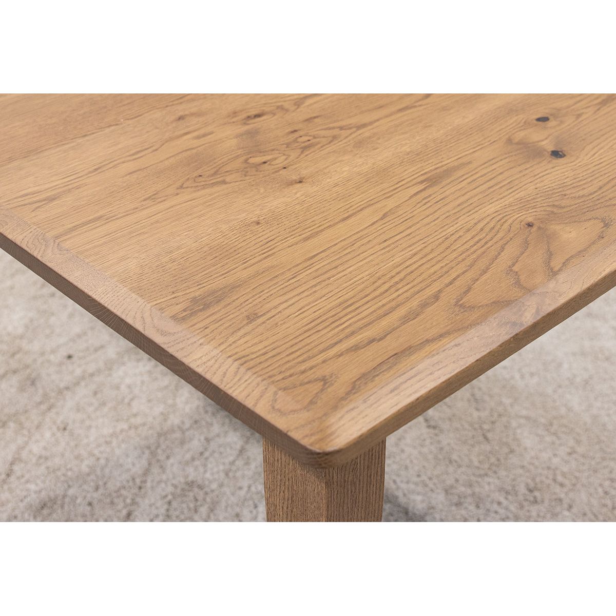 Lakeland Shaker White Oak Wood Small Rectangle Kitchen Table | WB