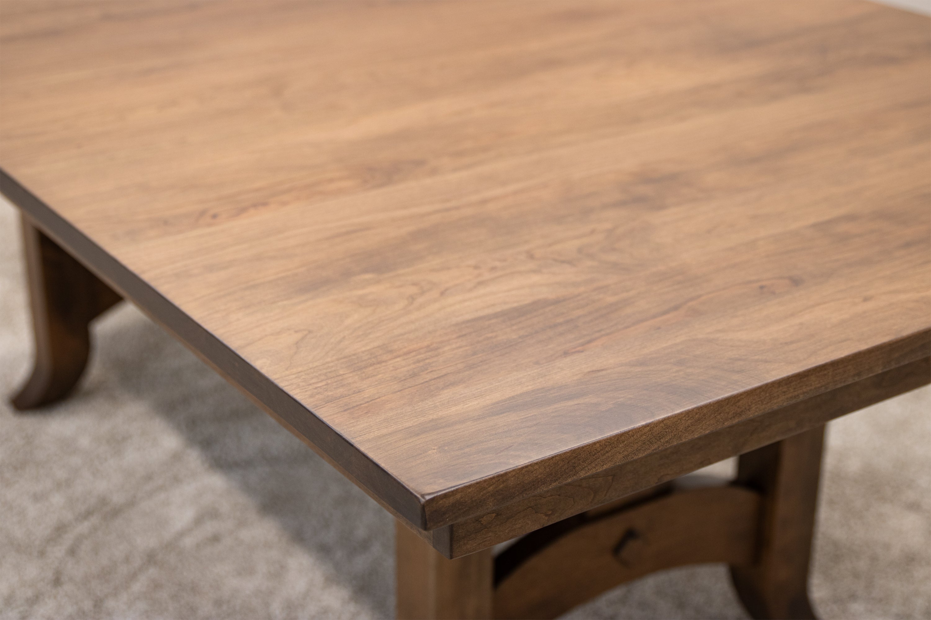 Shaker Hill Cherry Wood Extending Amish Dining Table | CO