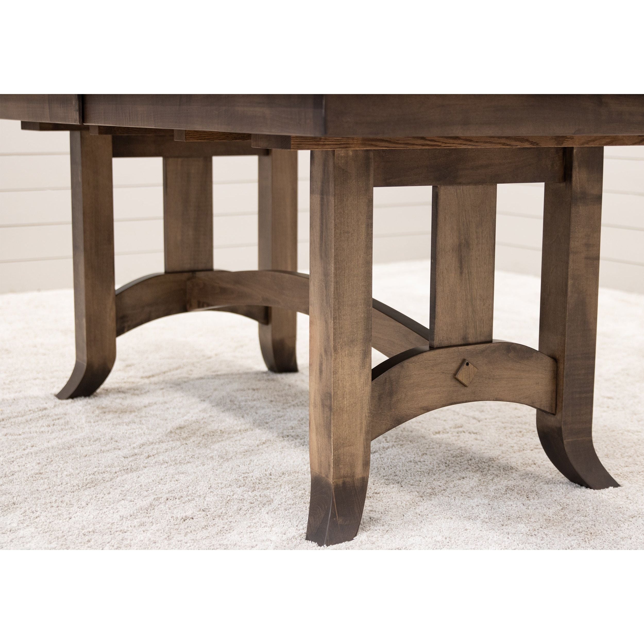 Shaker Hill Maple Wood Extending Amish Dining Table | CO