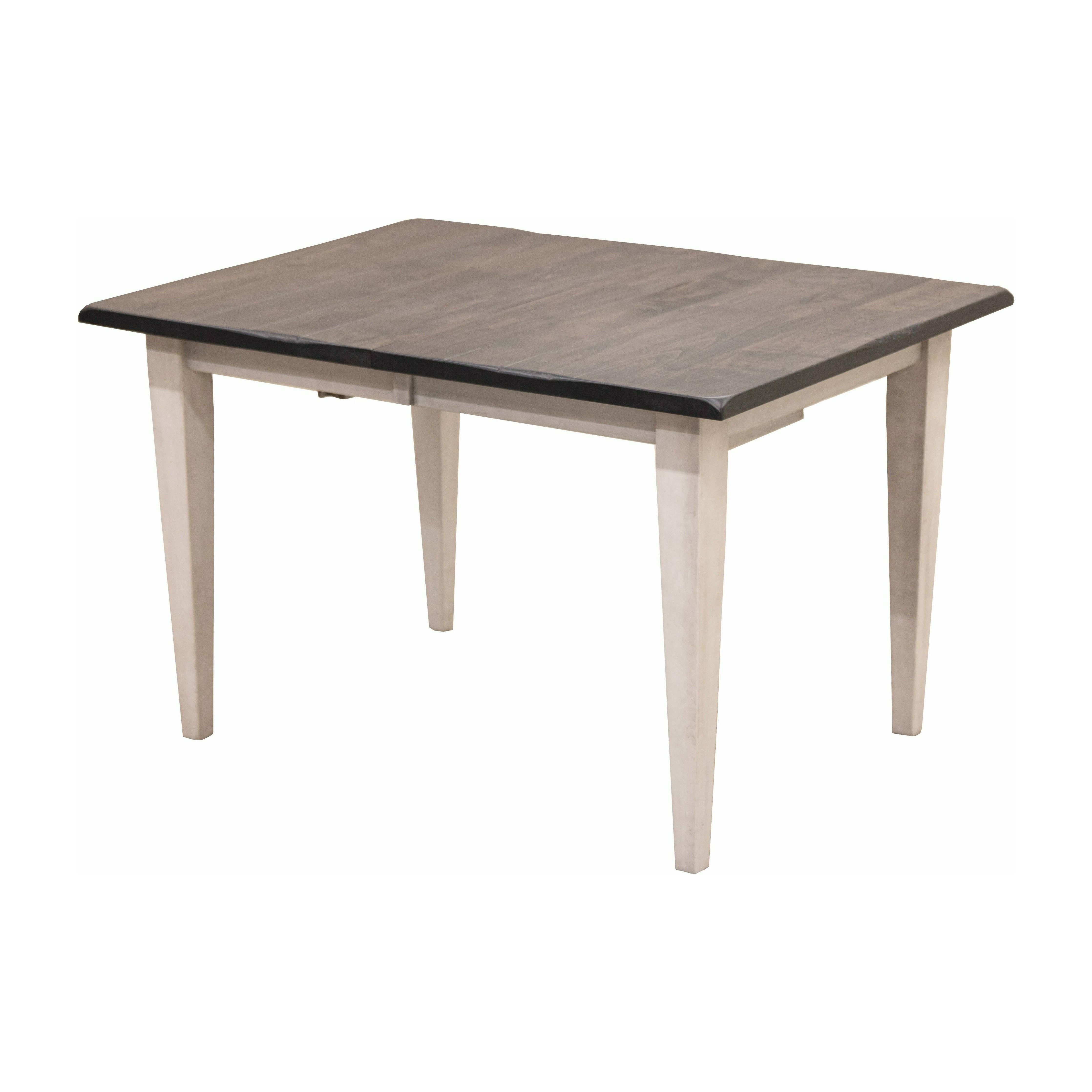 Lakeland Shaker White & Wood Small Rectangle Kitchen Table | M-AV&GS