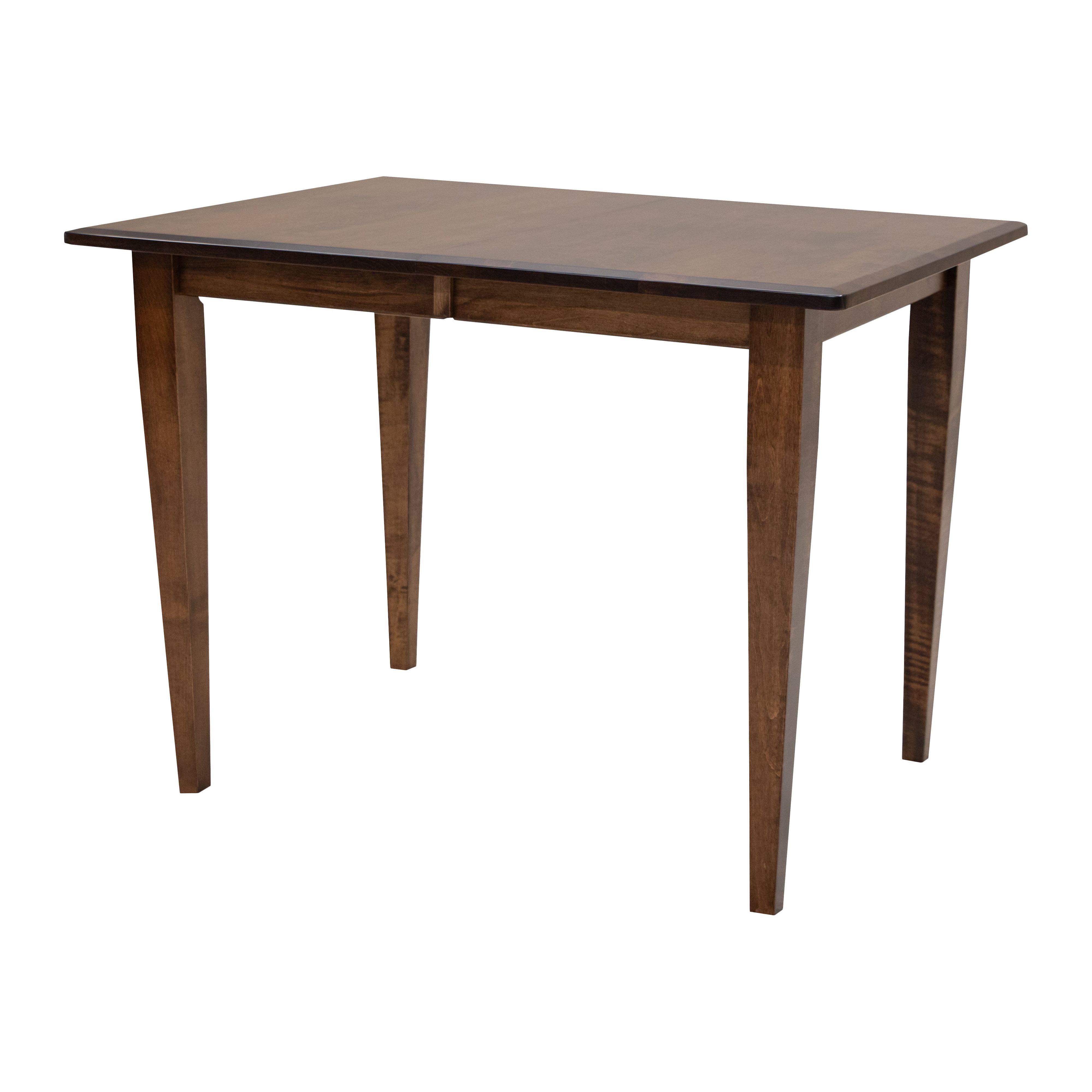 Camden Shaker Maple Wood Extending Pub Table | ASB