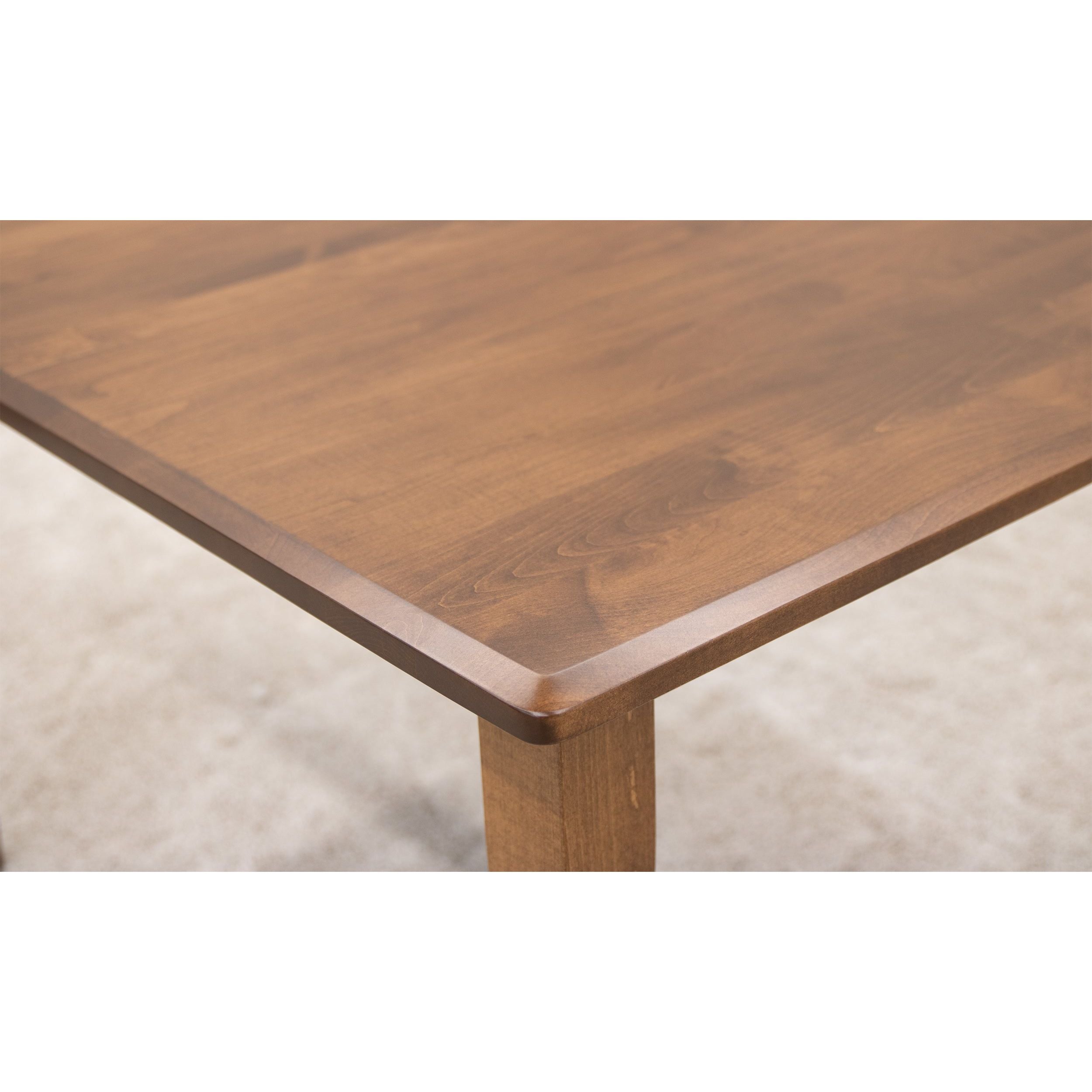 Lakeland Shaker Maple Wood Small Rectangle Kitchen Table | HC