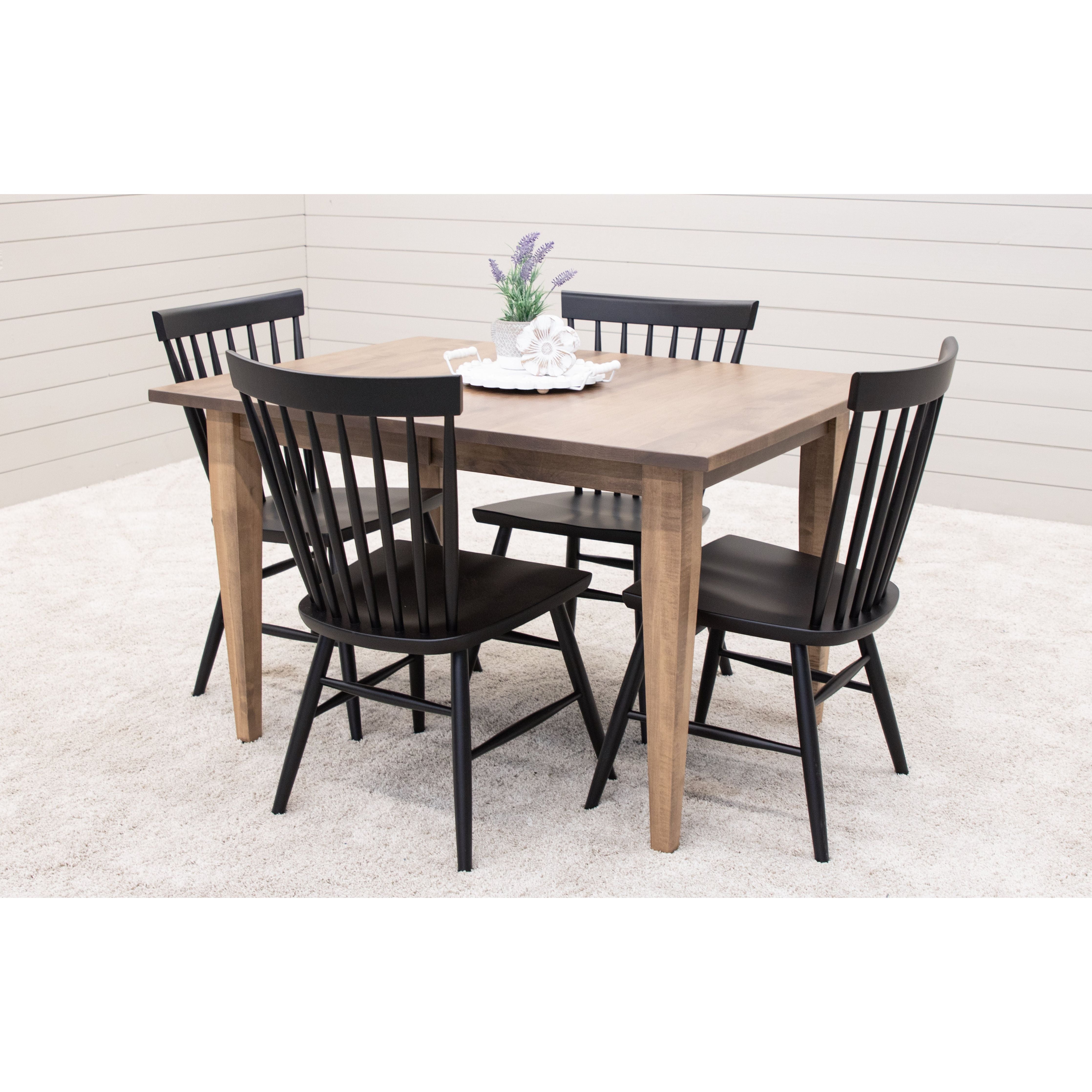 Winston Black Maple Wood Side Dining Chair | EB
