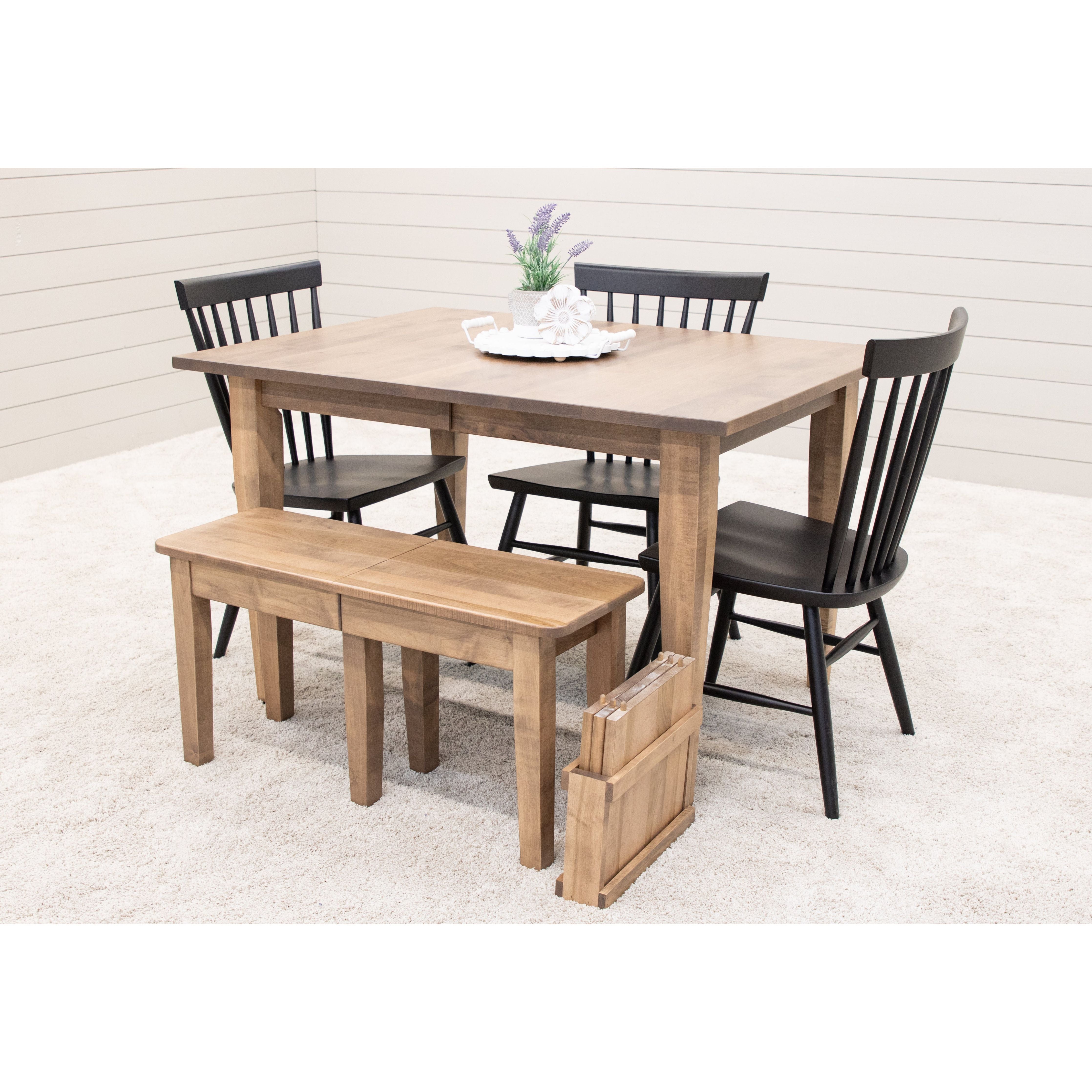Winston Black Maple Wood Side Dining Chair | EB