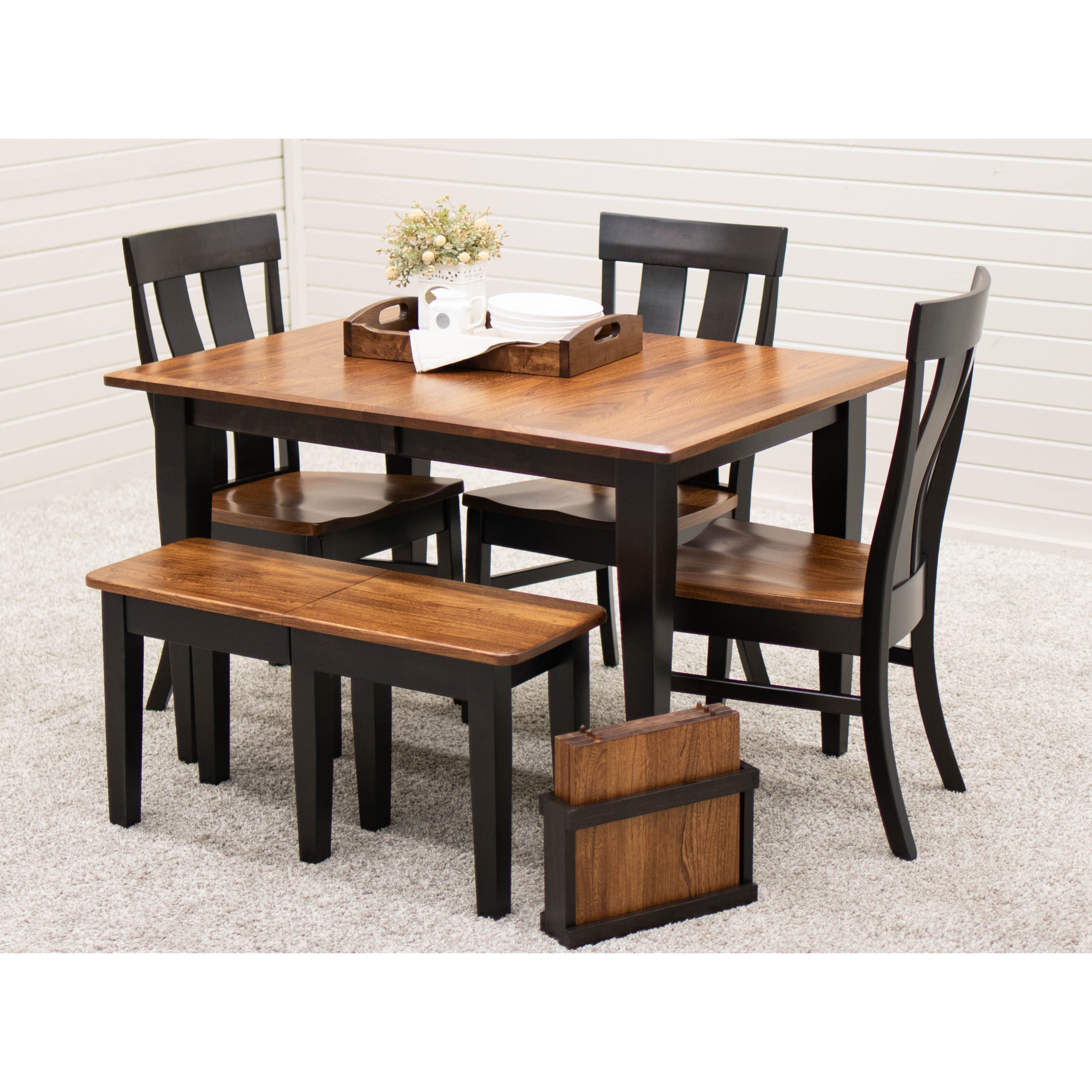 Kinglet Black & Wood Side Dining Chair | M-EB&E-MC