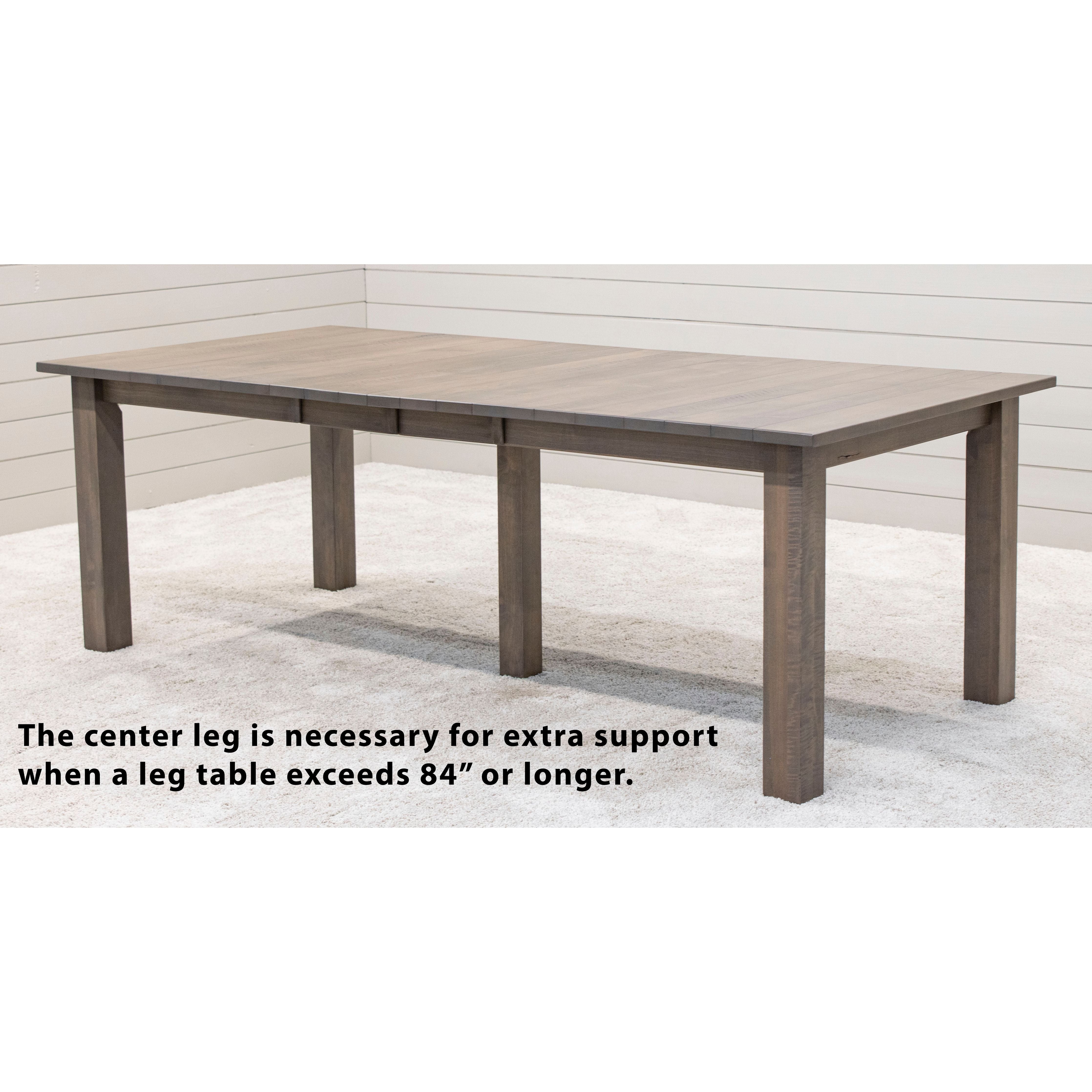 Square Leg Maple Wood Extending Dining Table | DCD