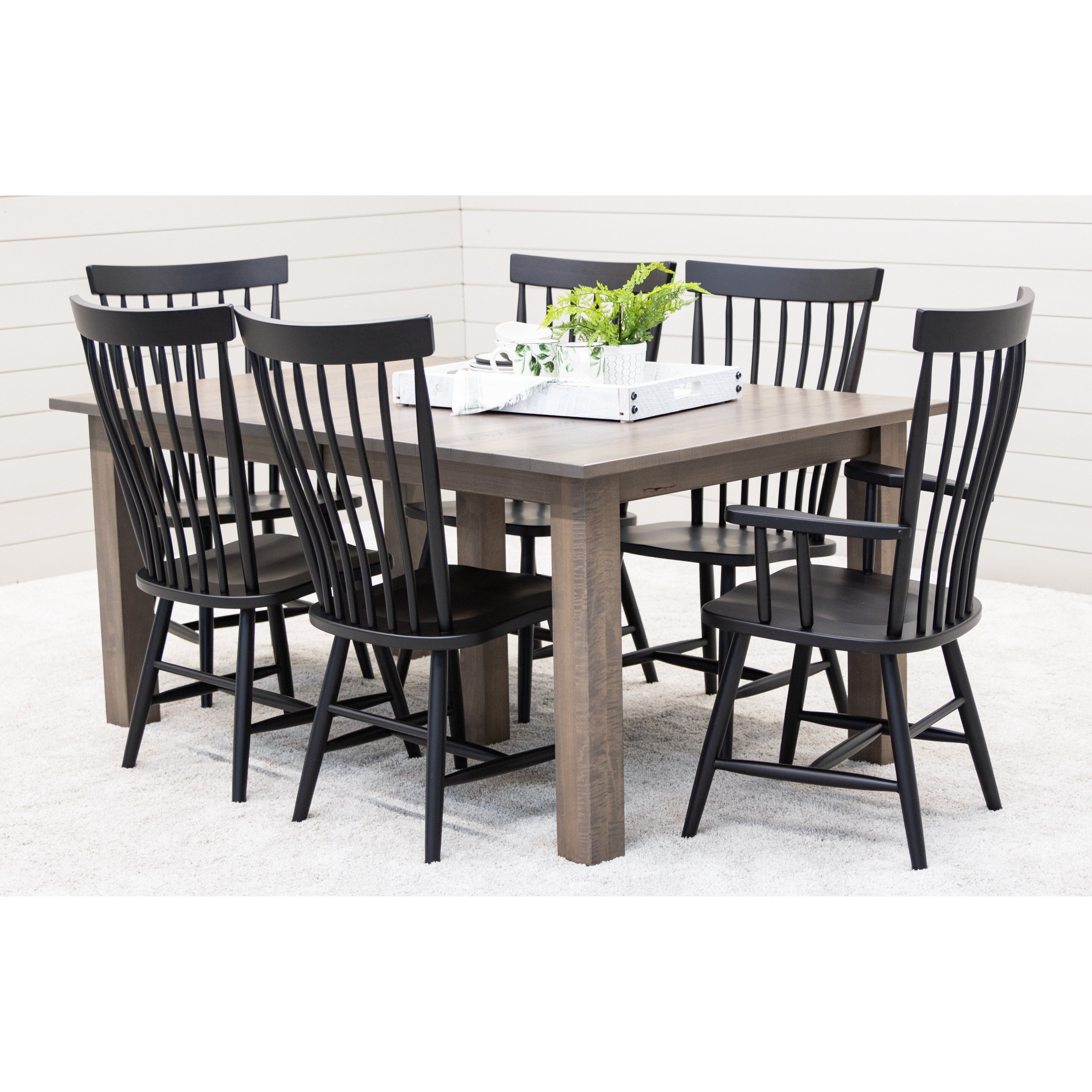 Square Leg Maple Wood Extending Dining Table | DCD