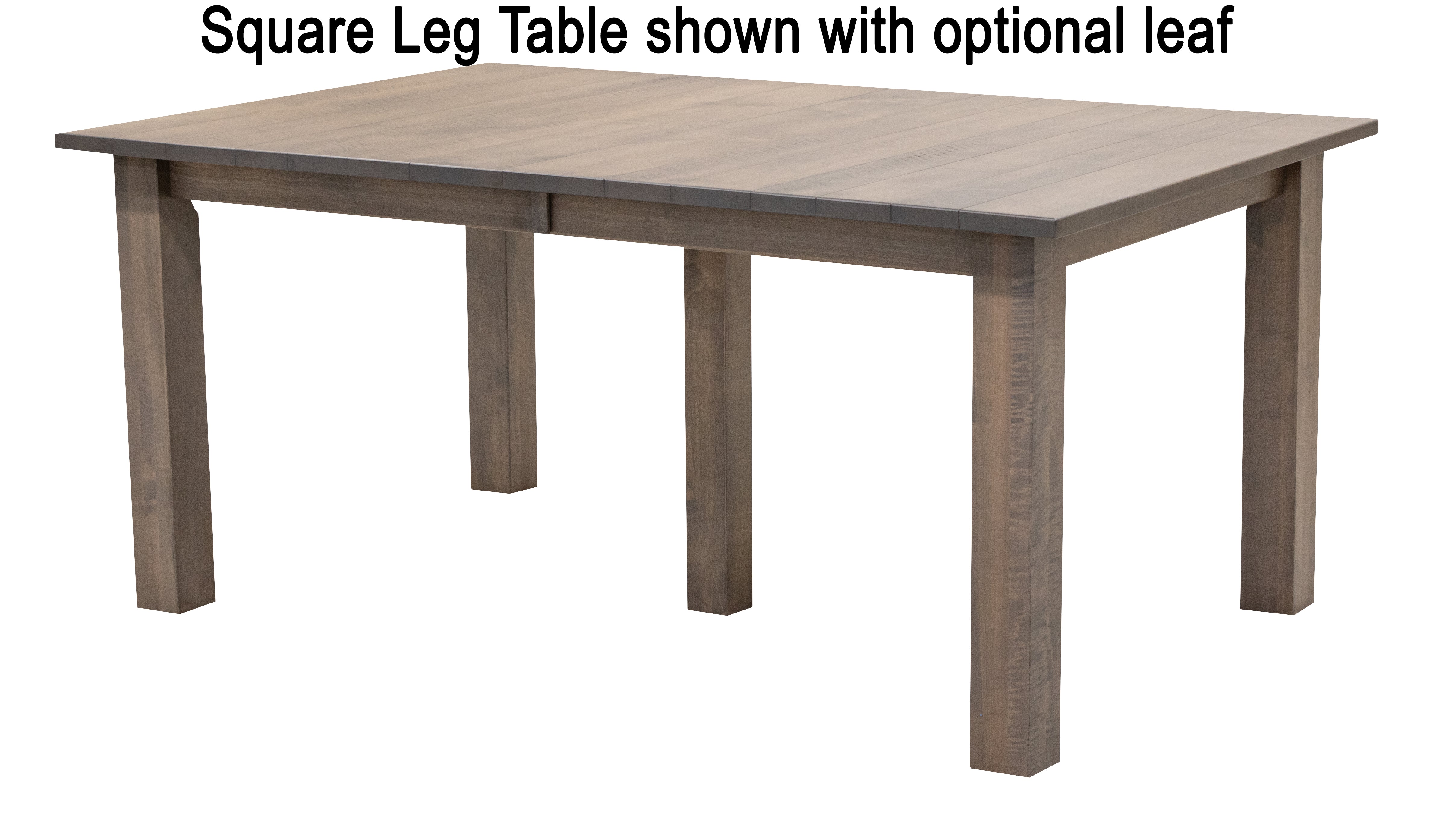Square Leg Maple Wood Extending Dining Table | DCD