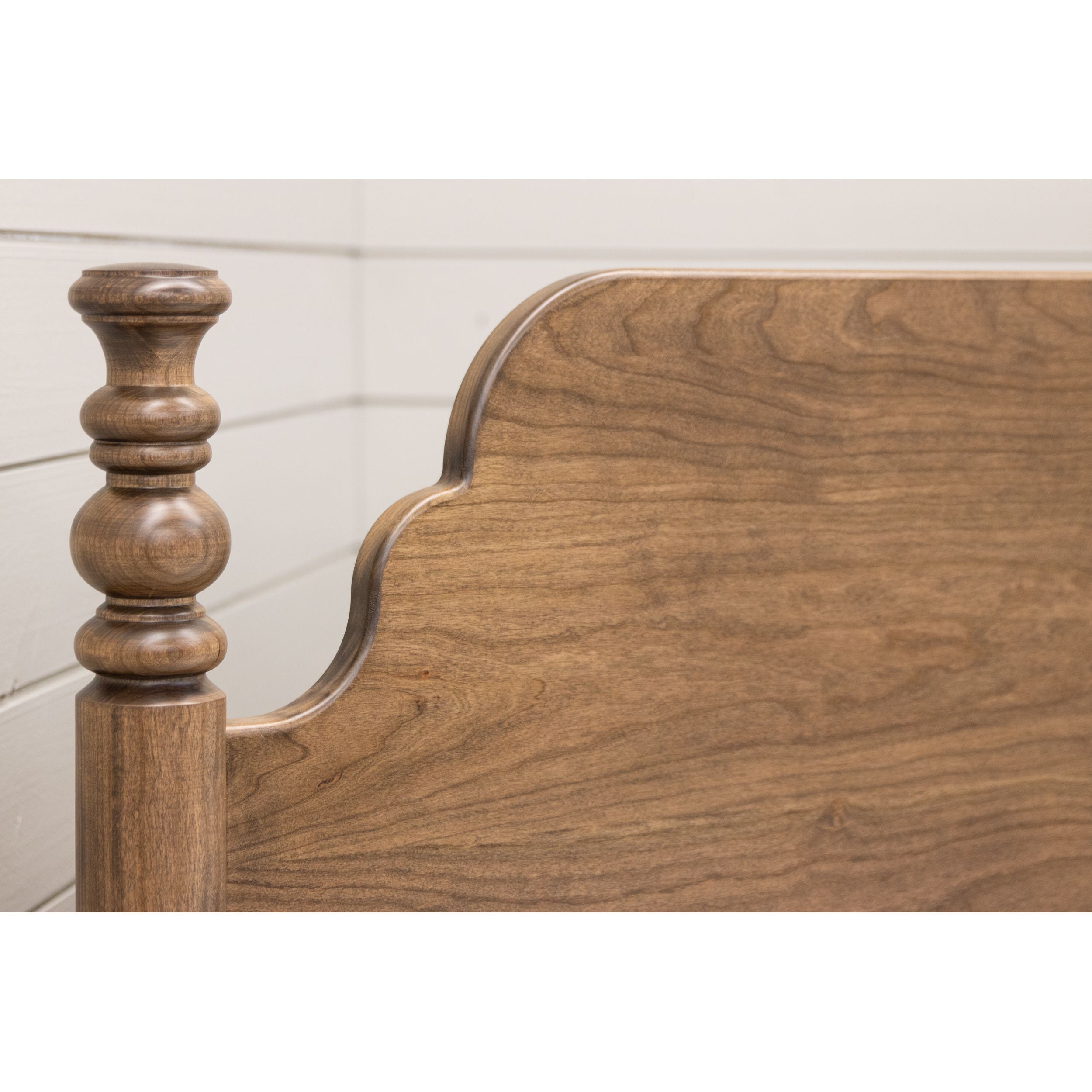 Augustine California King Cherry Wood Four Poster Bed | CO