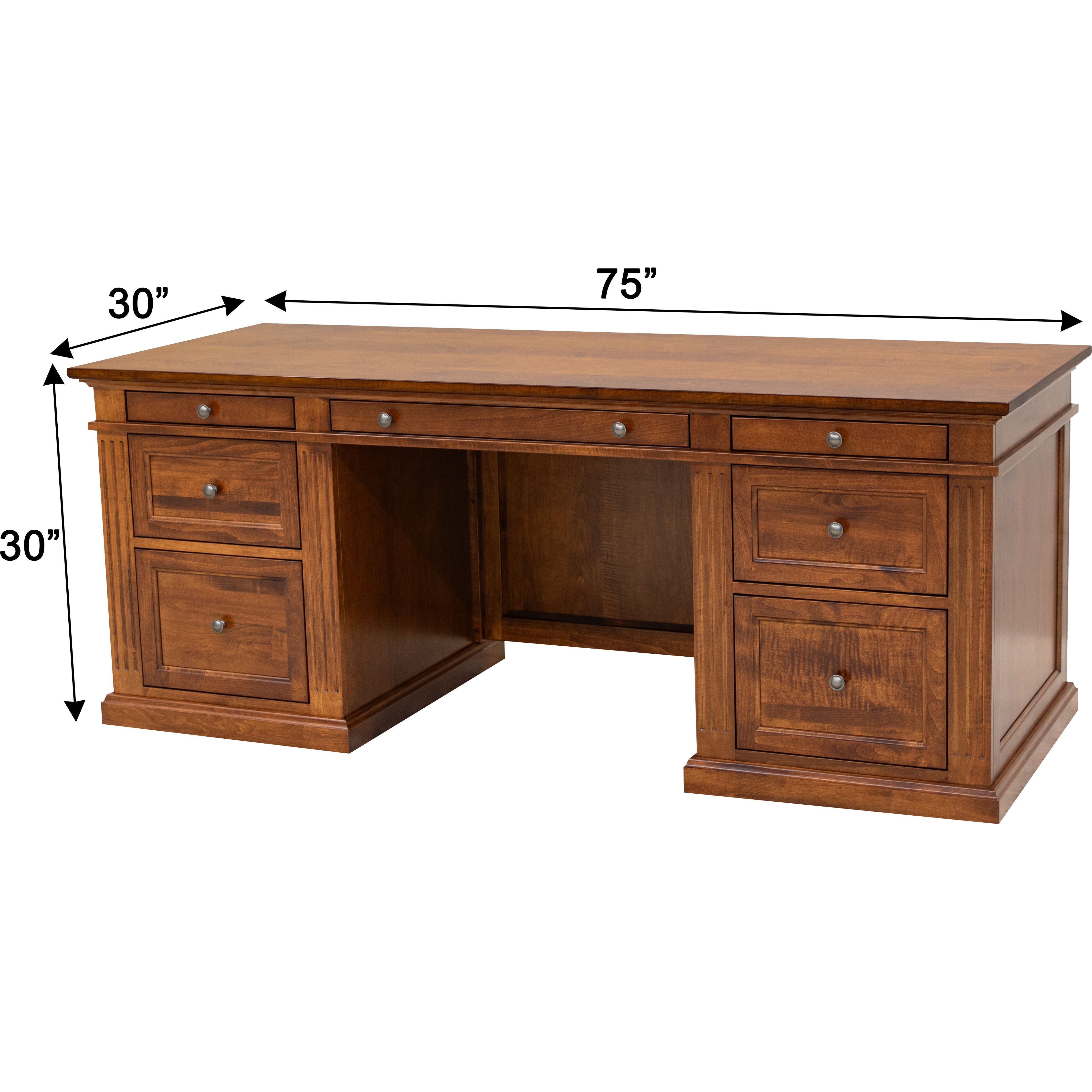 Stratton Maple Wood Executive Desk | MC