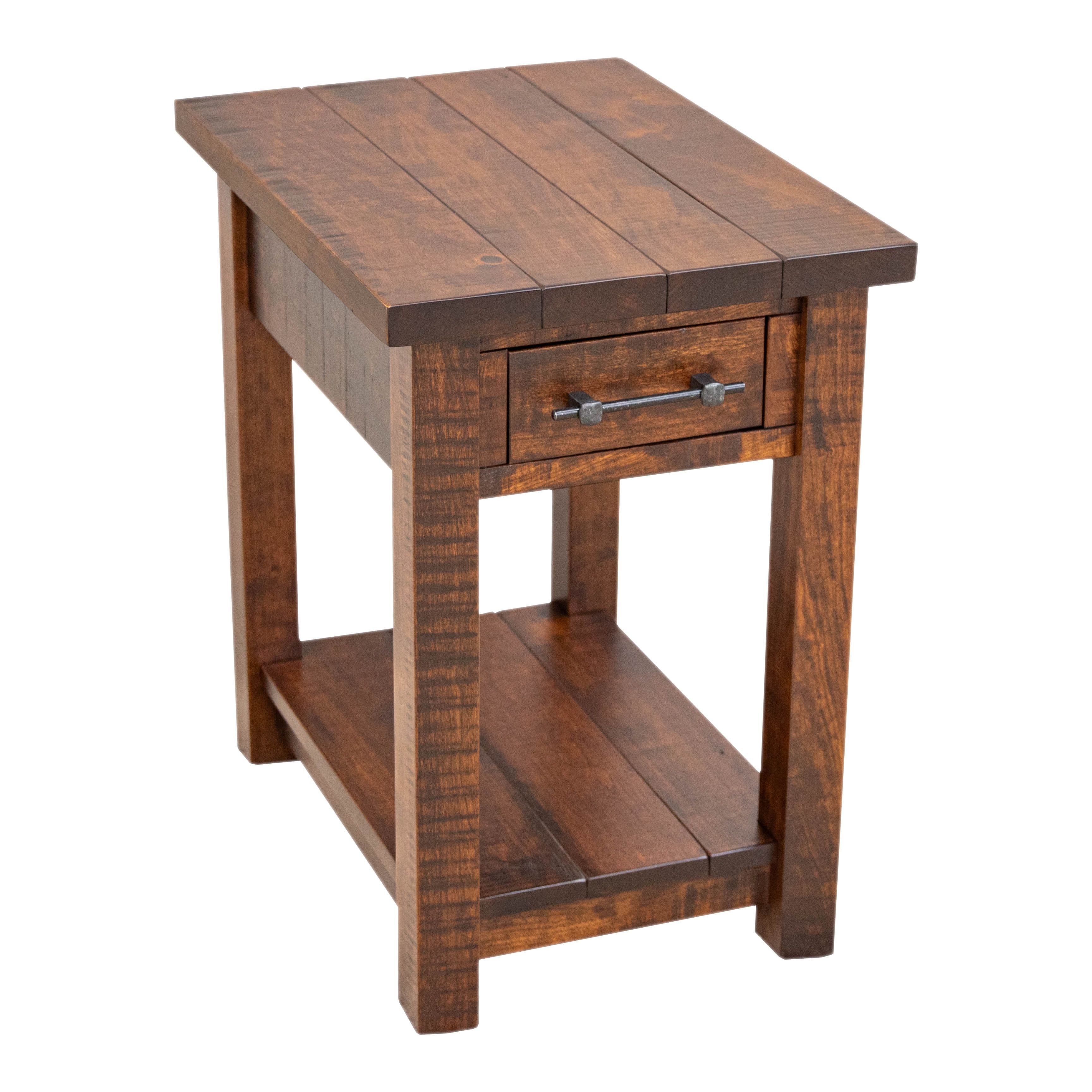 Arcadia Cherry Wood Small Rectangle Open End Table | GB