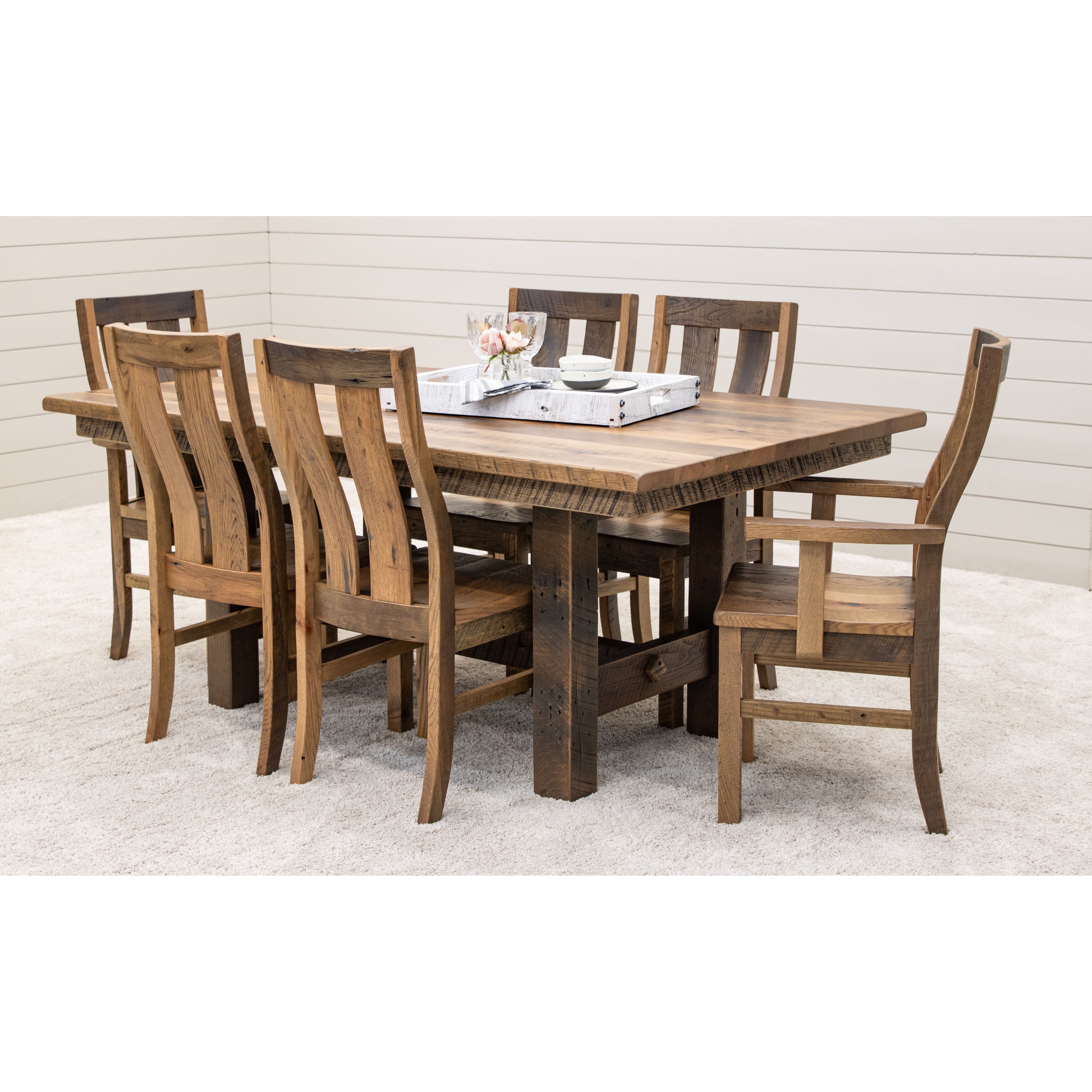 Silverton Reclaimed Wood Arm Dining Chair | DM