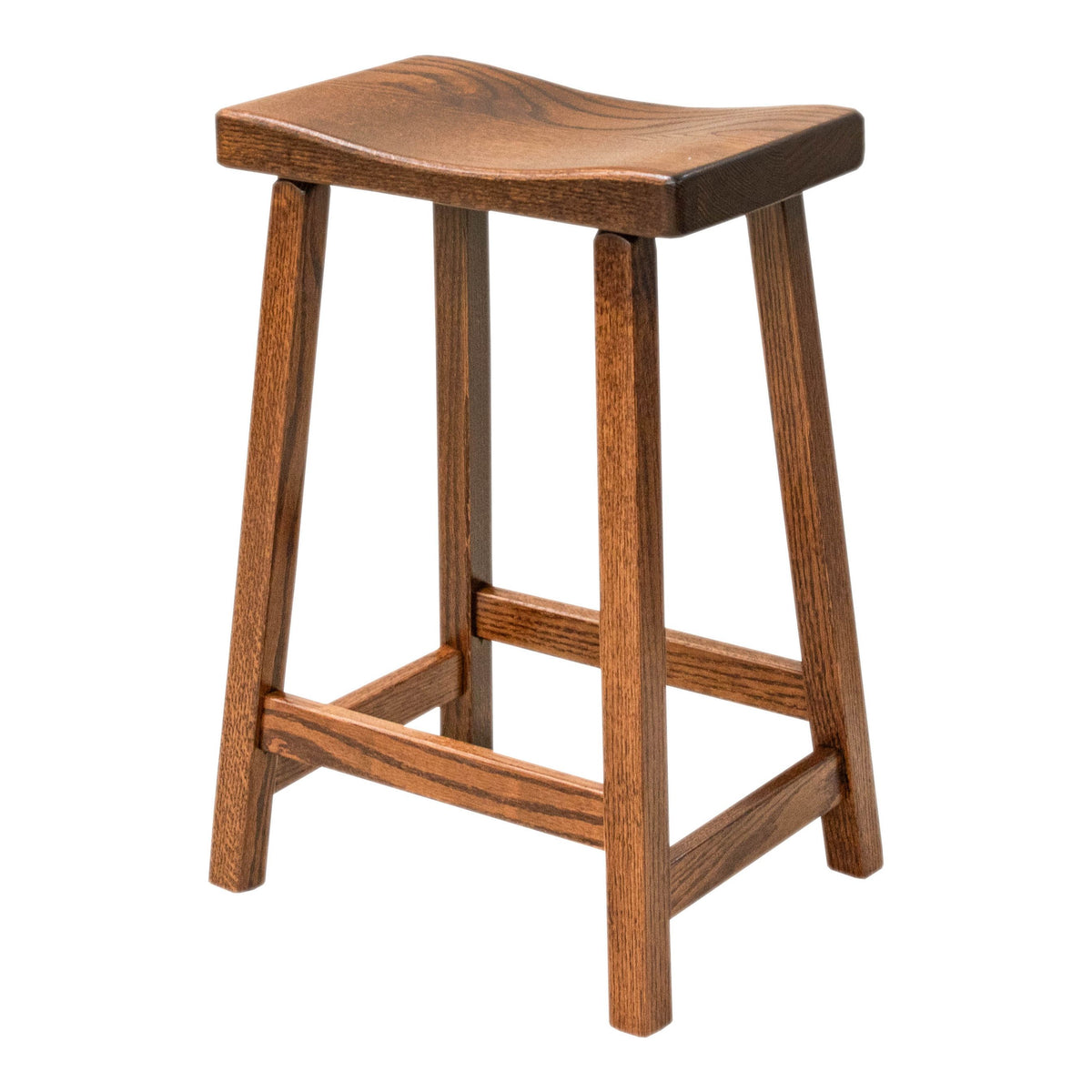 Urban 24" Oak Wood Bar Stool | MC