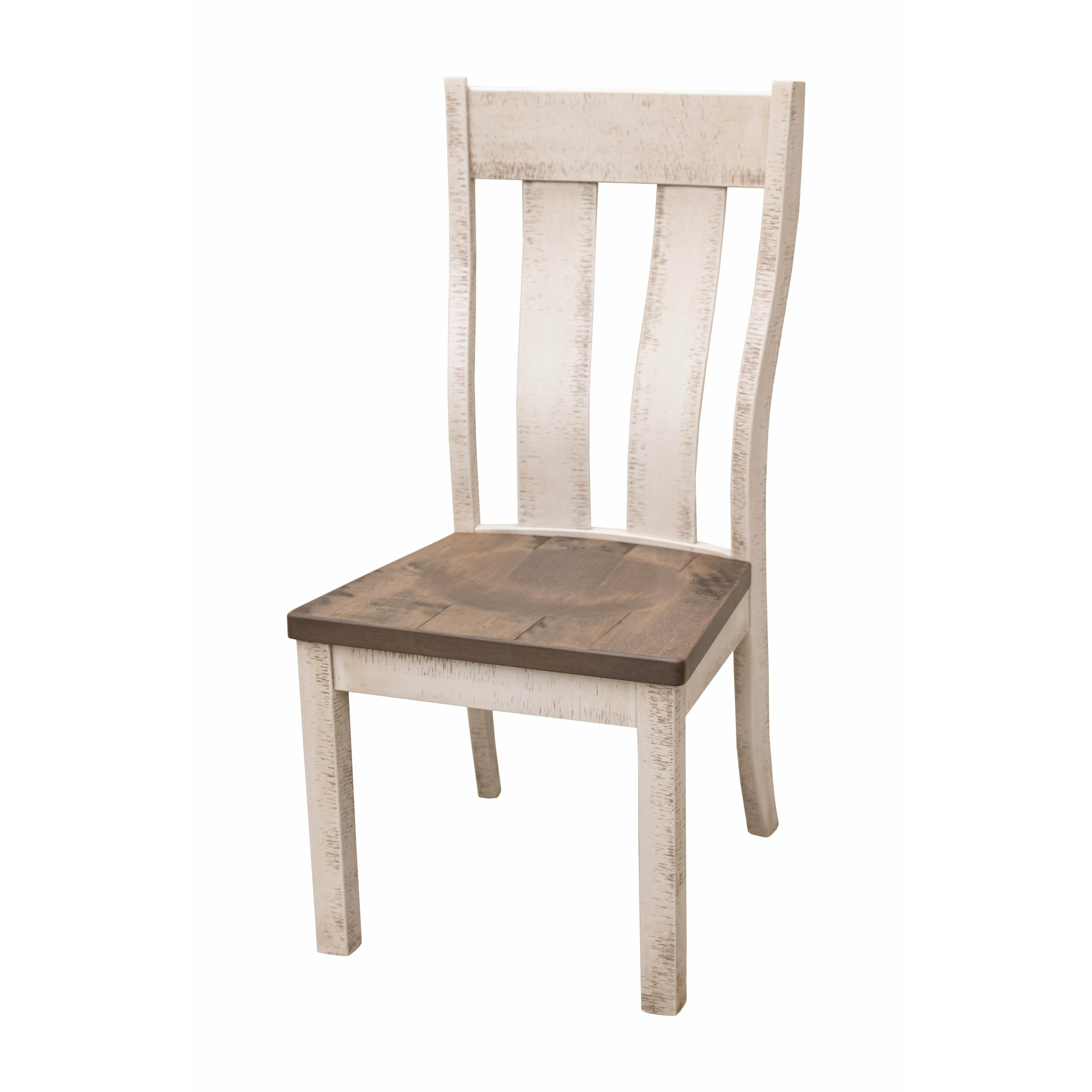 Urbana White & Wood Side Dining Chair | M-CS&DCD