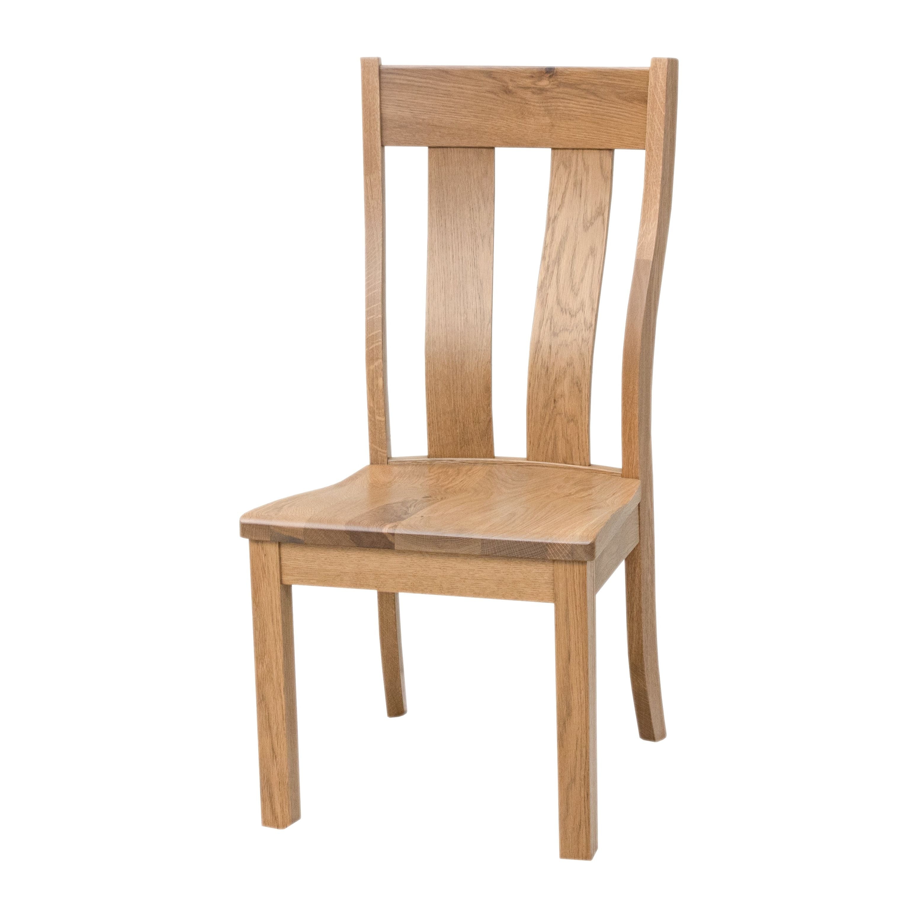 Urbana Rustic White Oak Wood Side Dining Chair | DS
