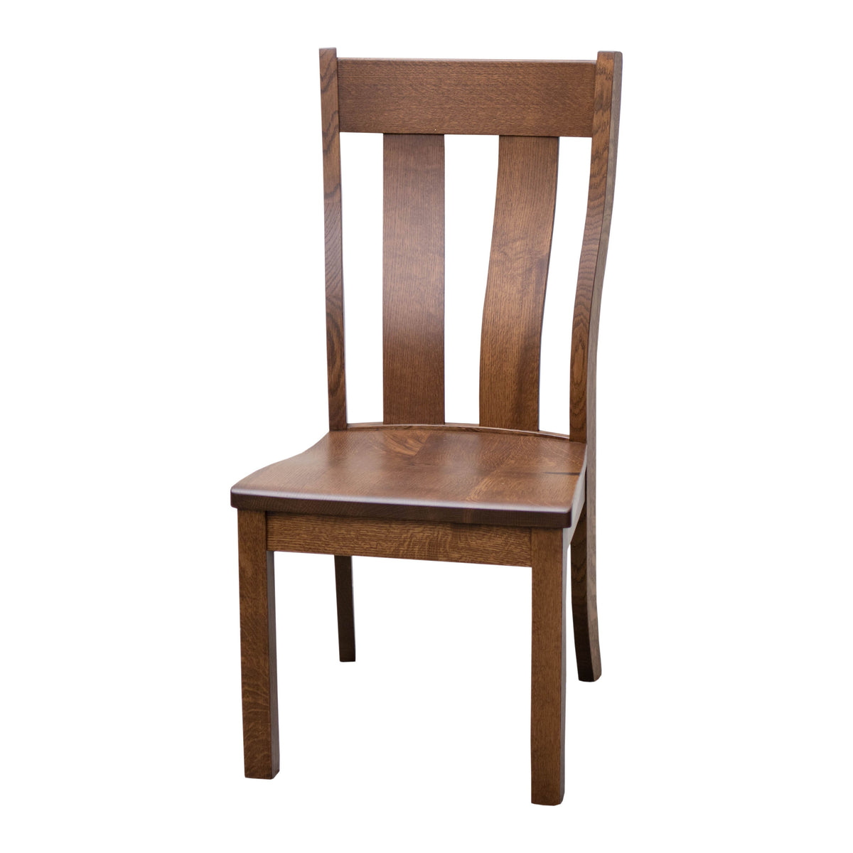 Urbana Rustic Quarter Sawn White Oak Wood Side Dining Chair | ASB
