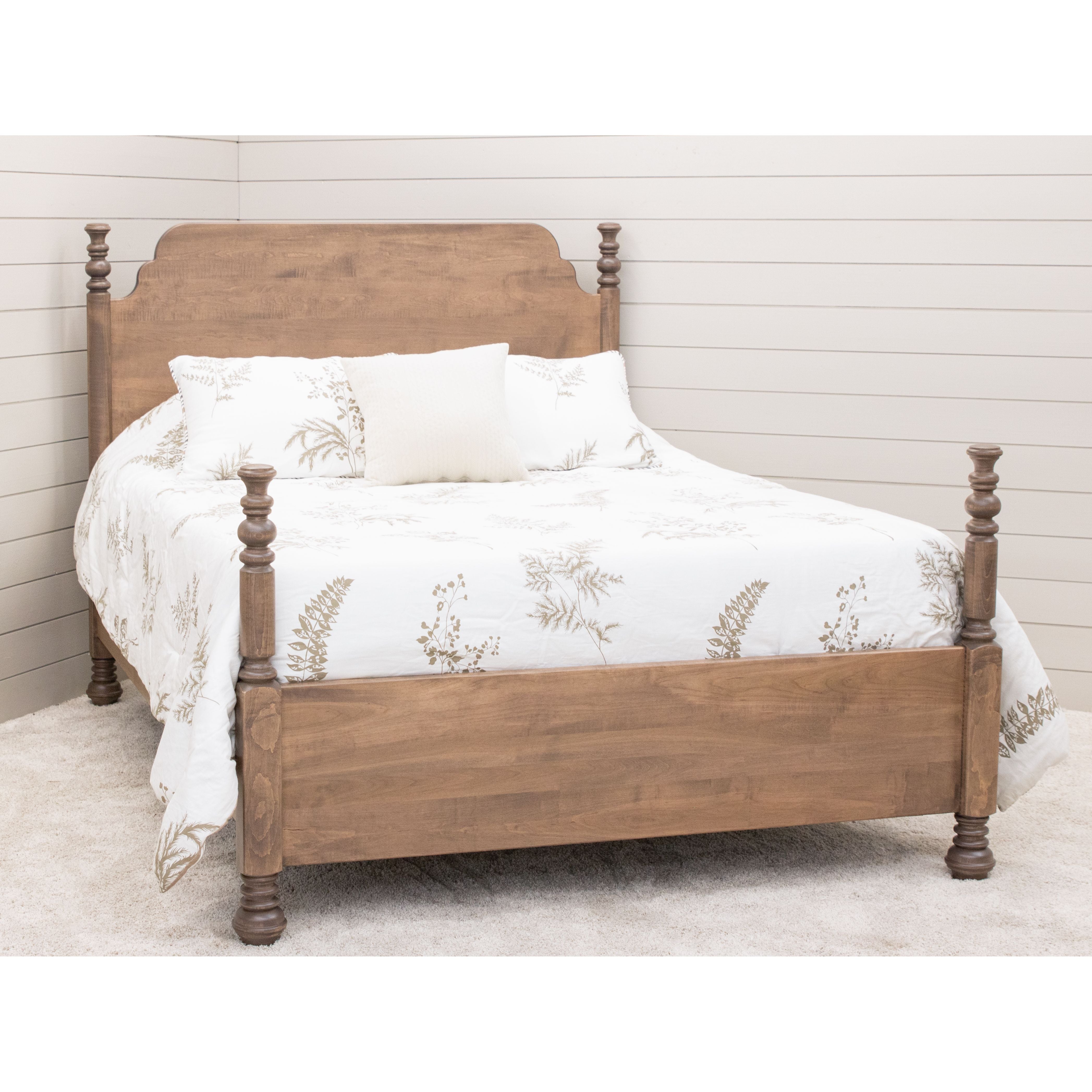 Augustine King Maple Wood Four Poster Bed | WB