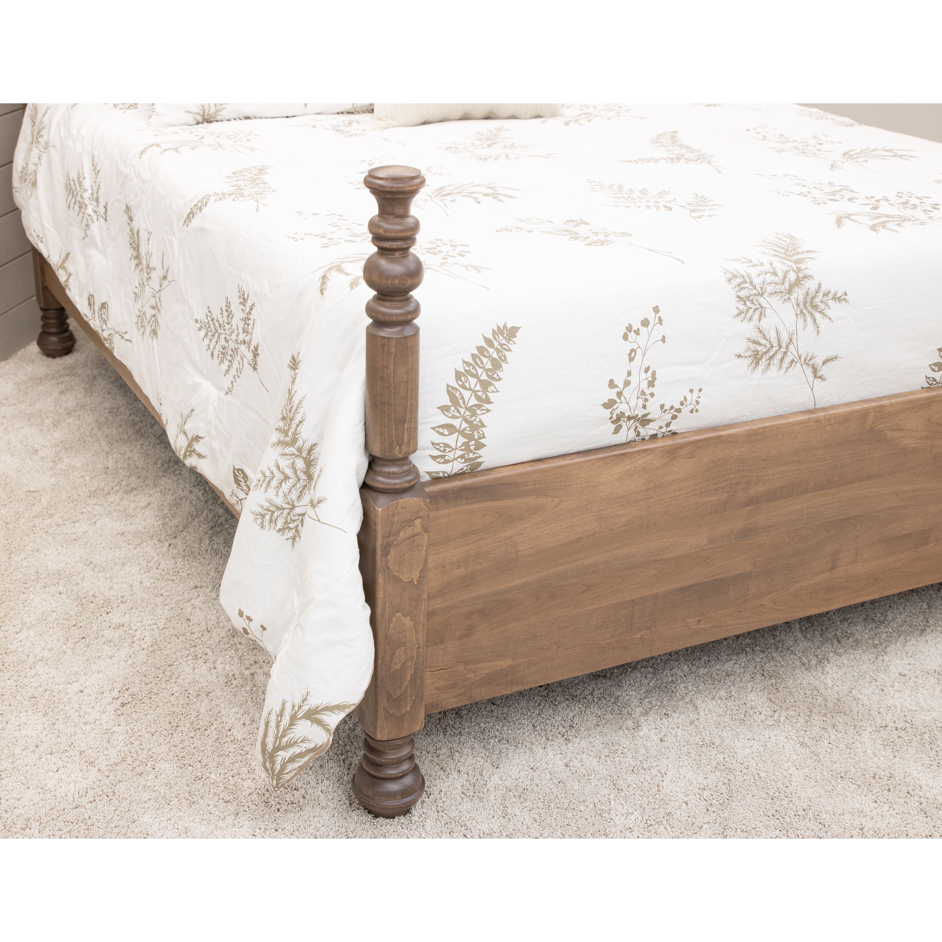 Augustine King Maple Wood Four Poster Bed | WB