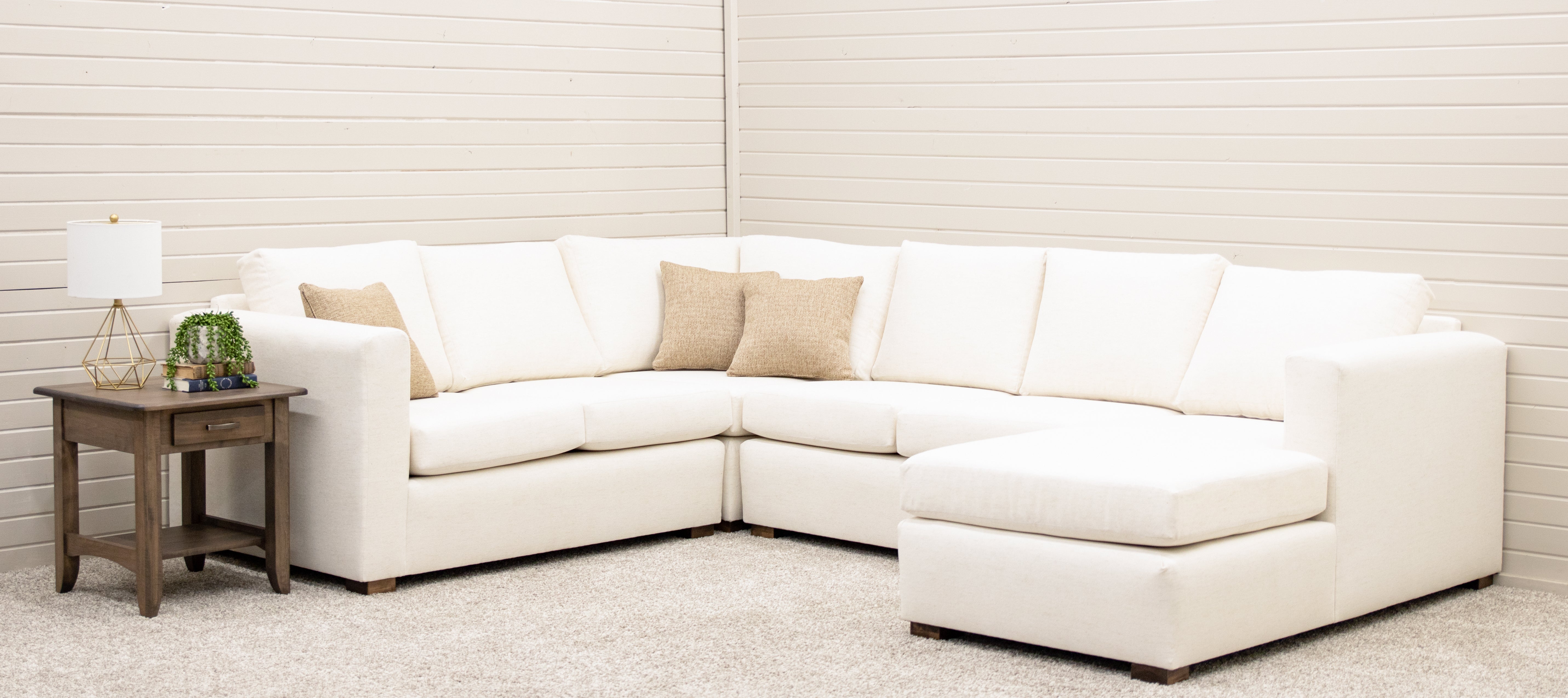 Austin Maple Wood Small Rectangle Open End Table | SP