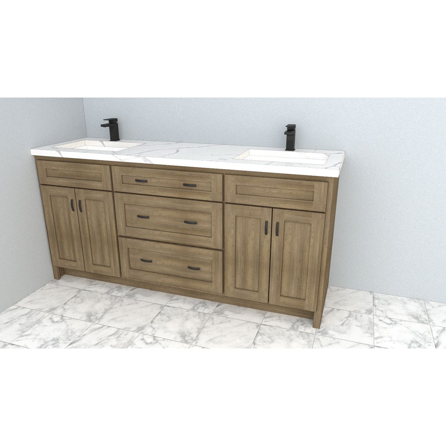 Westbrook 72" Double Bowl Vanity