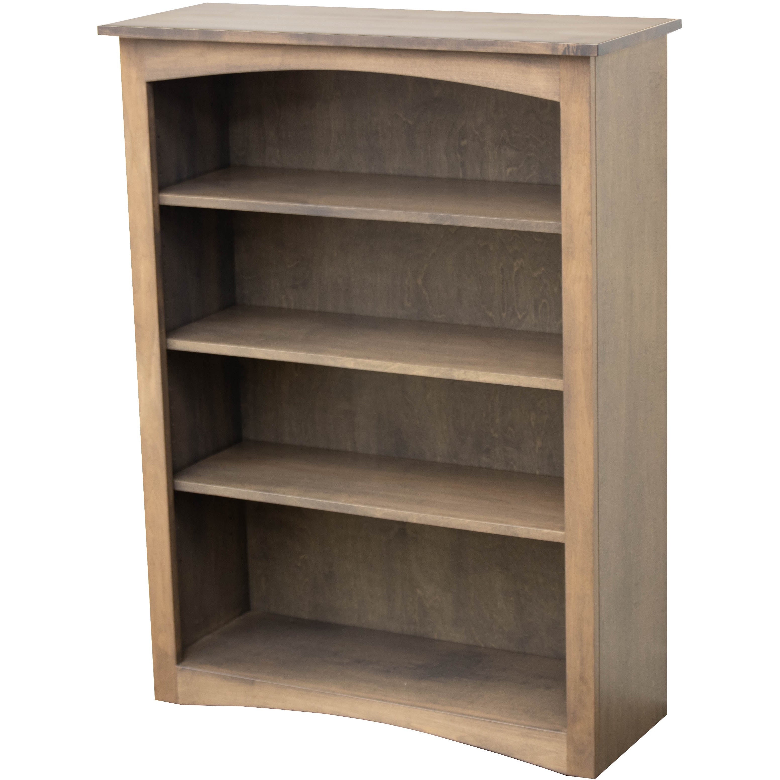 Shaker Solid Wood Bookcase, 48"