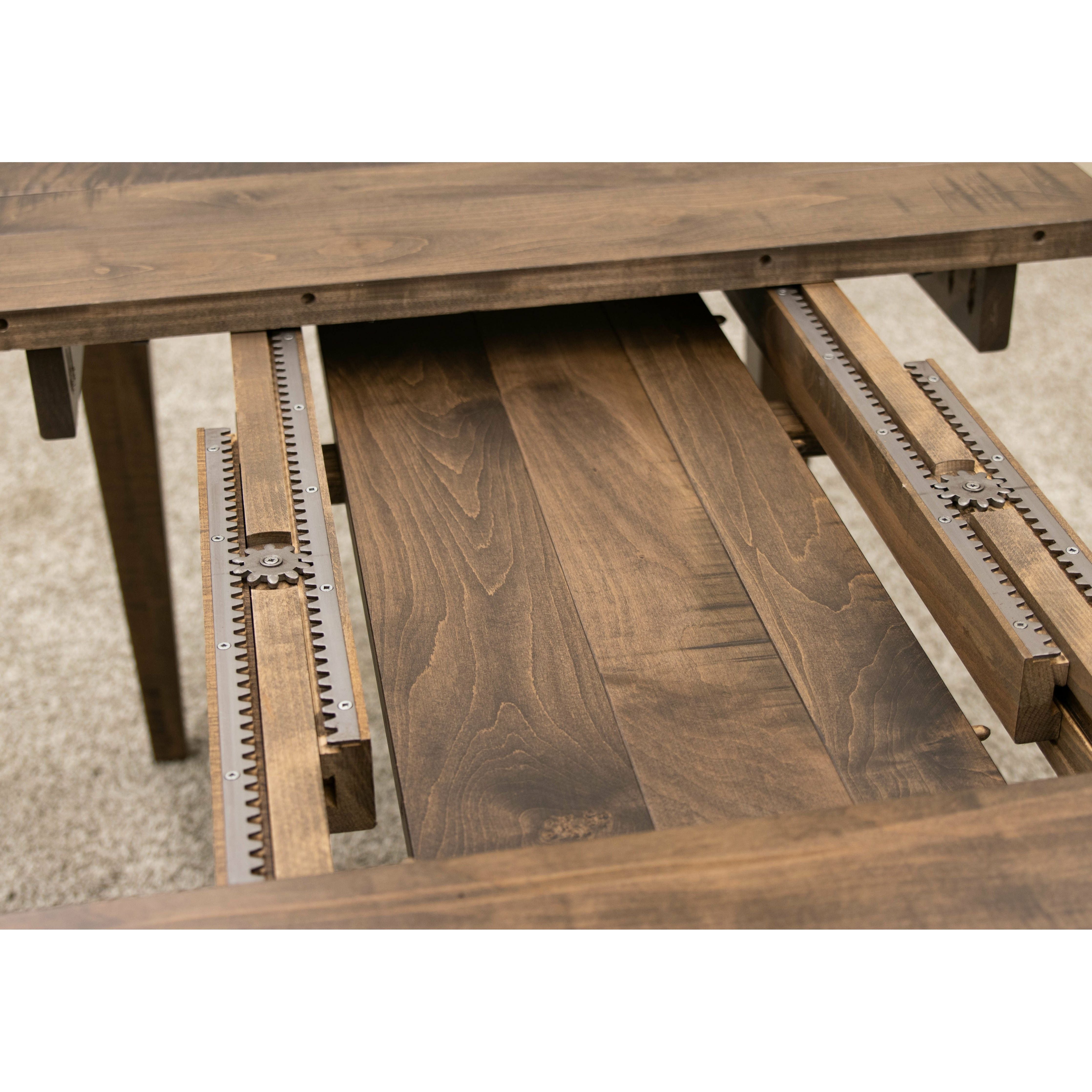 Lakeland Shaker Small Modern Extending Maple Wood Kitchen Table | CO