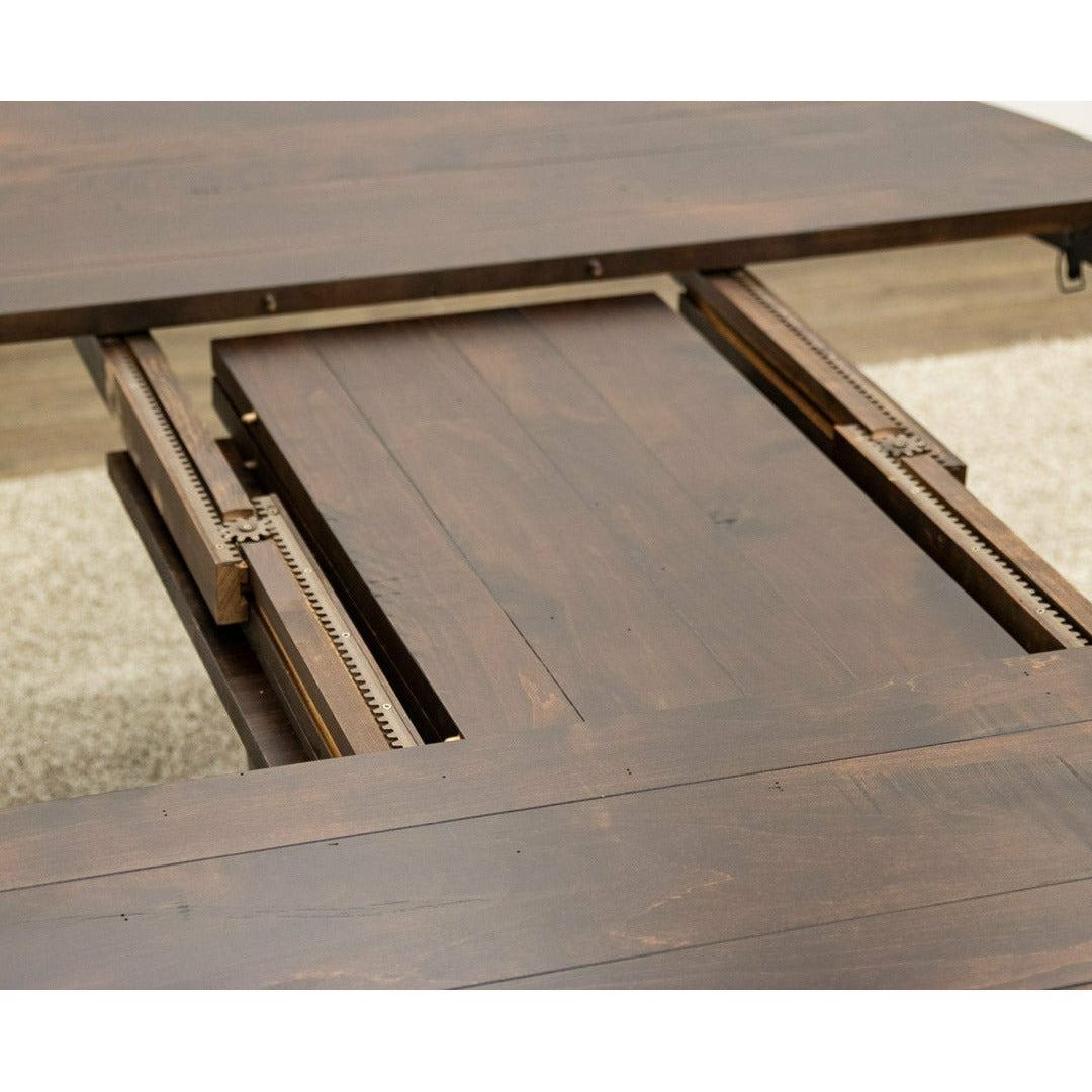 Alberta Maple Wood Large Round Extending Dining Table for 6-10 | RT