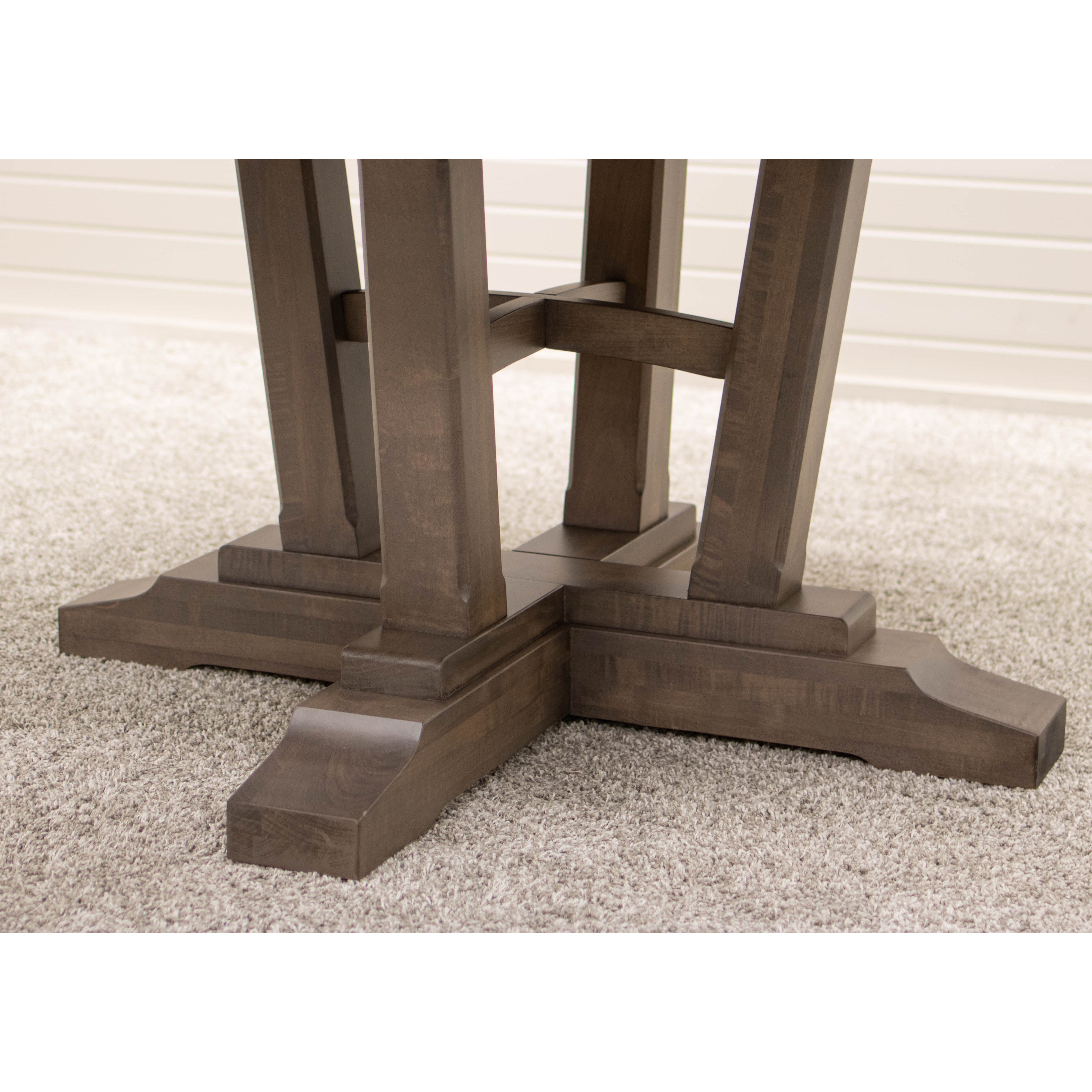 Alberta Maple Wood Large Round Extending Dining Table for 6-10 | DCD