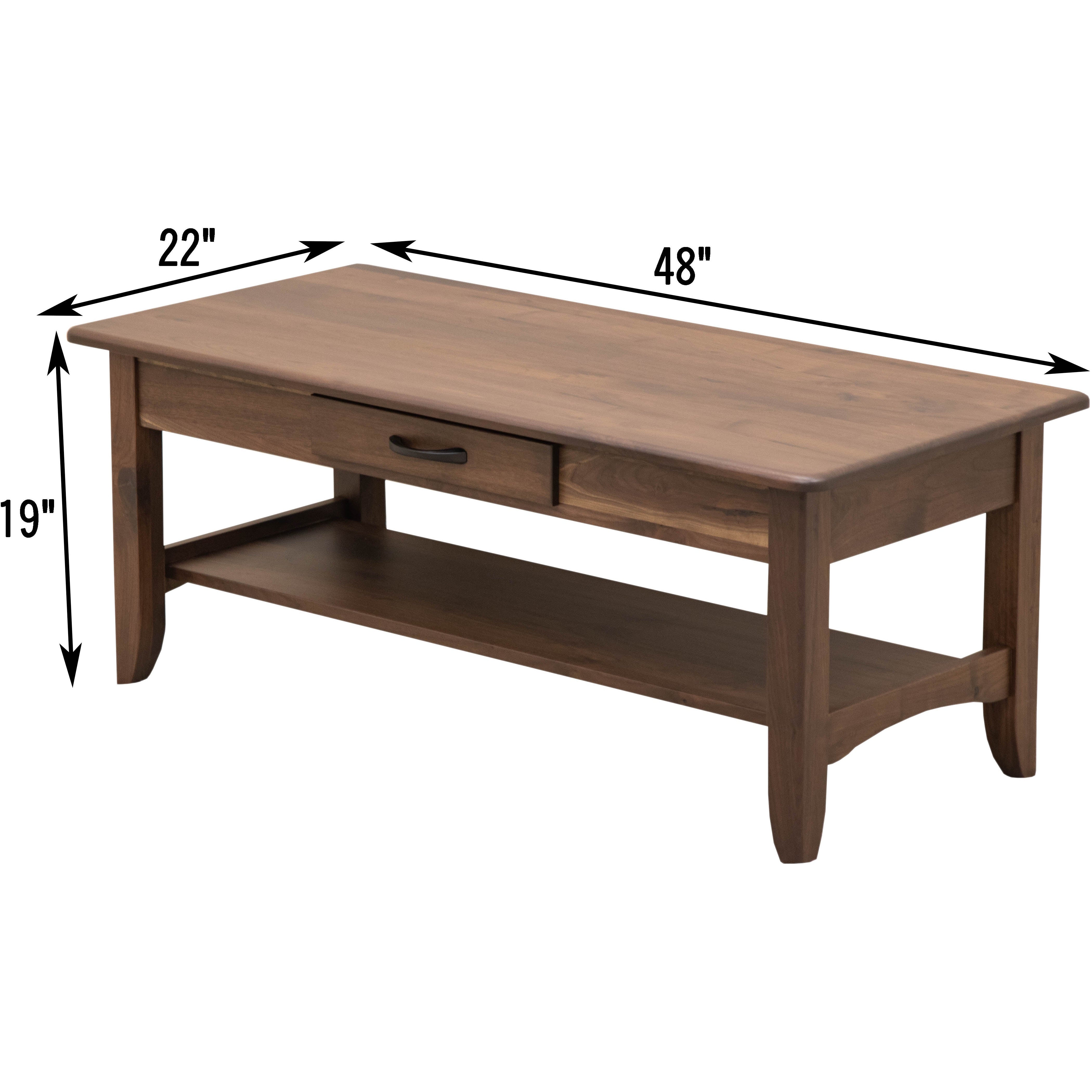 Austin Rectangle Open Coffee Table