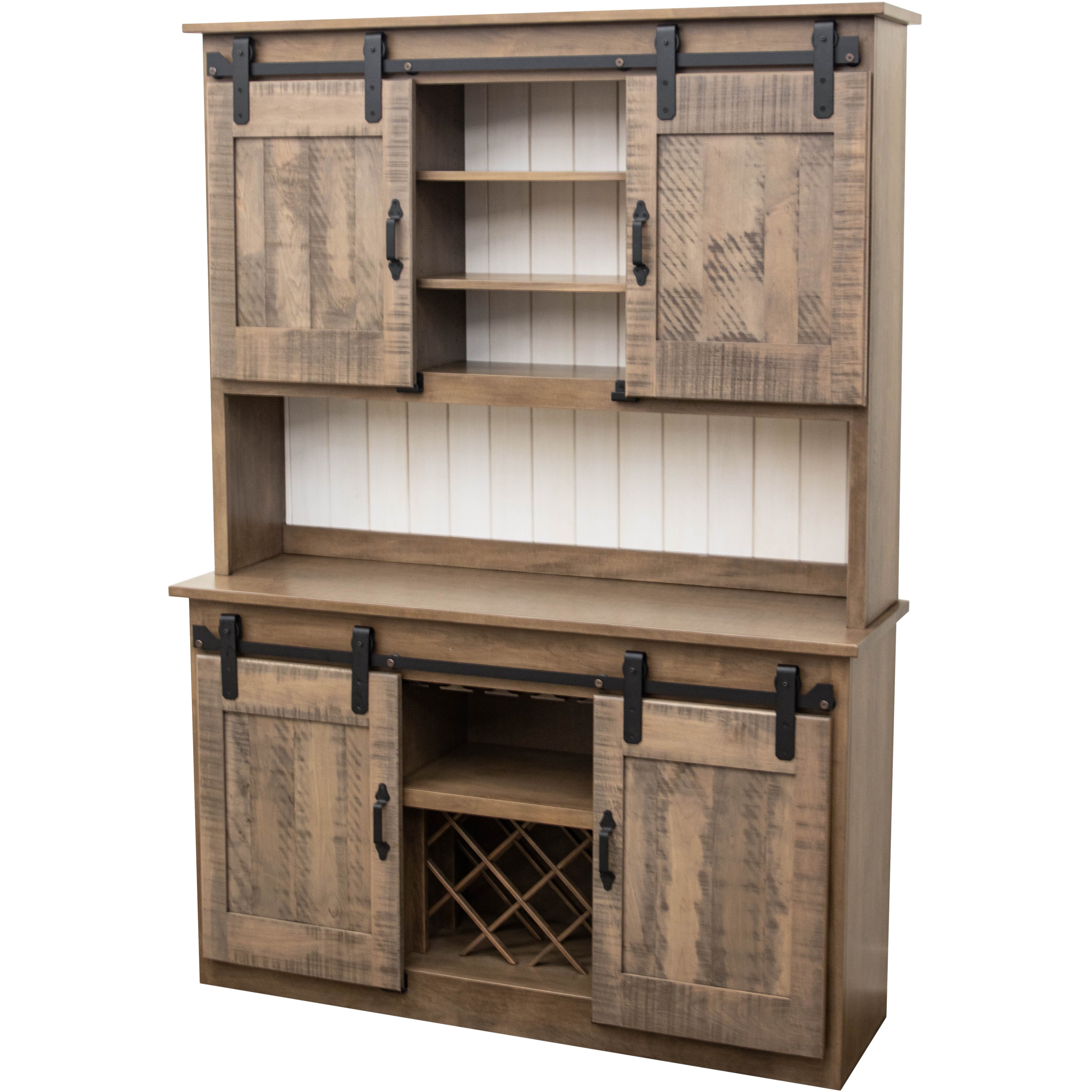 Barn Door Wine Hutch