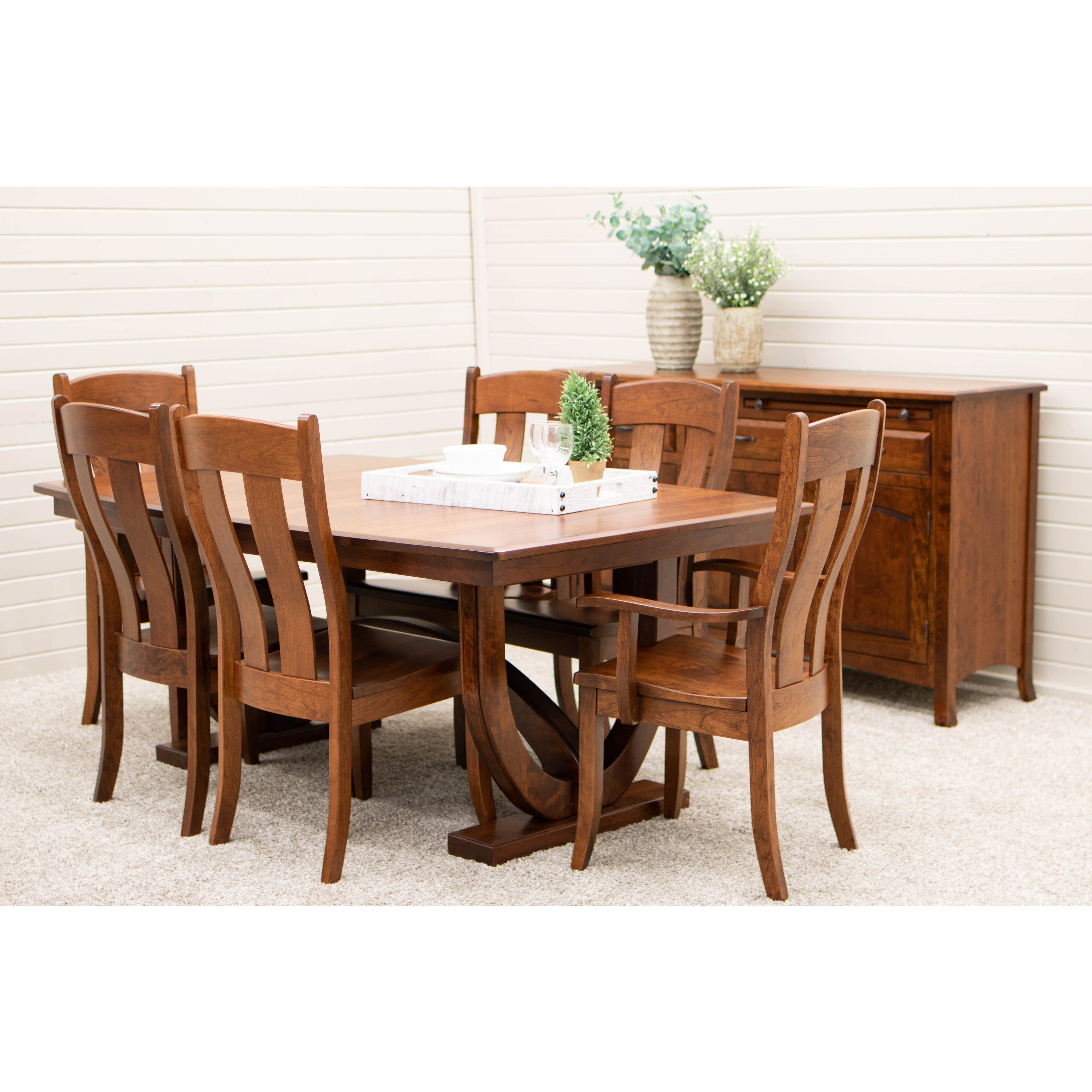 Austin Cherry Wood Side Dining Chair | MC