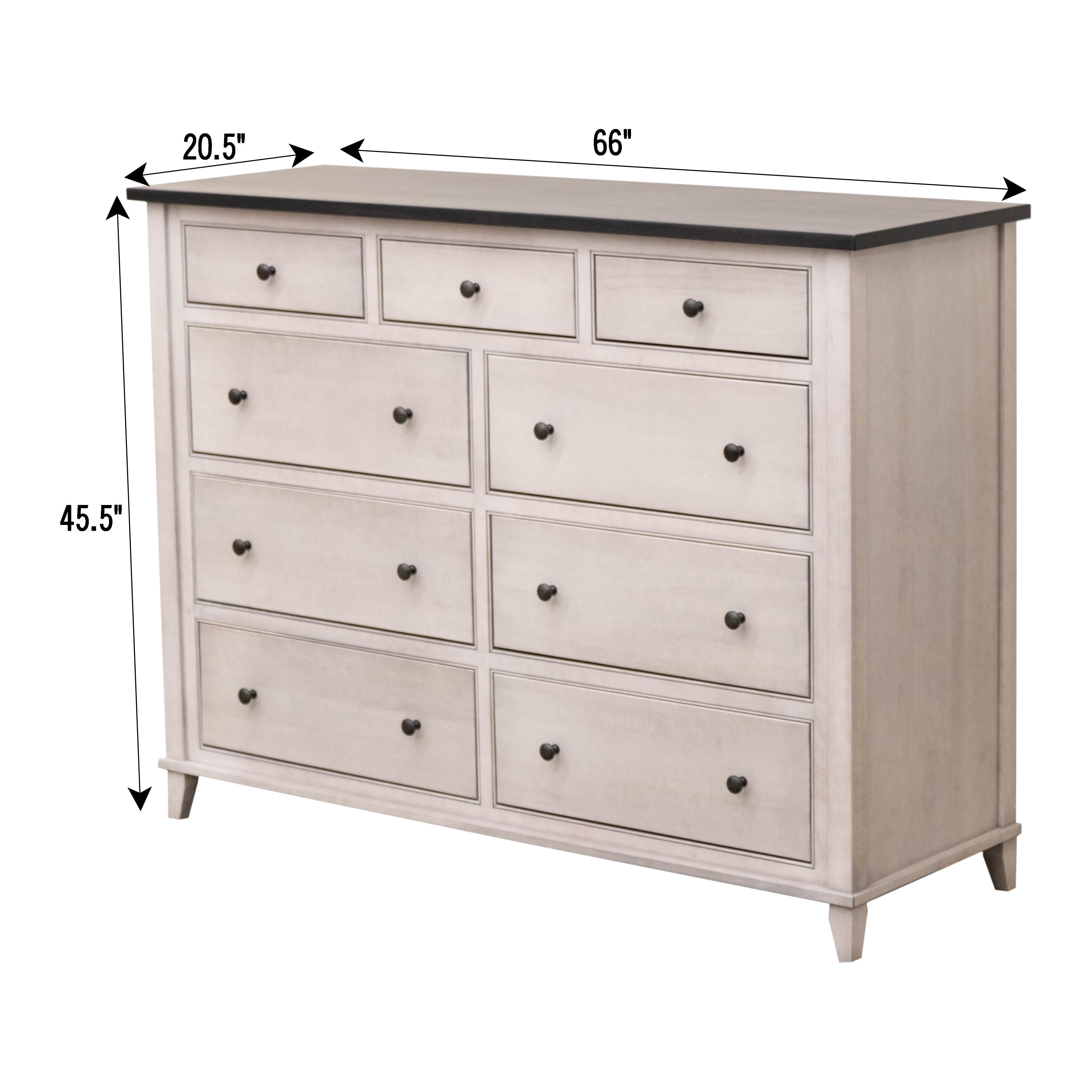 Cambria 9-Drawer Tall Dresser