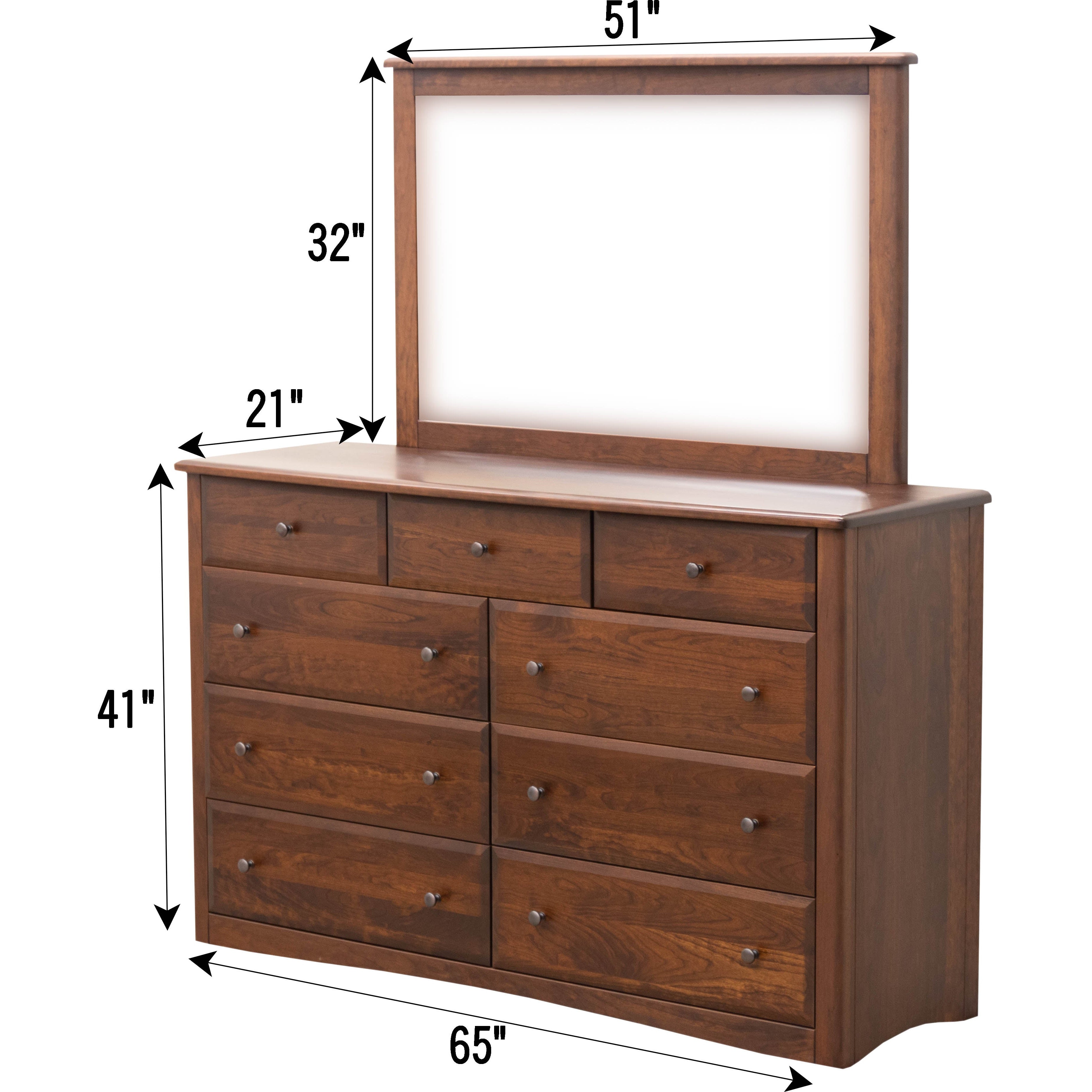 Carrington 9-Drawer Tall Dresser