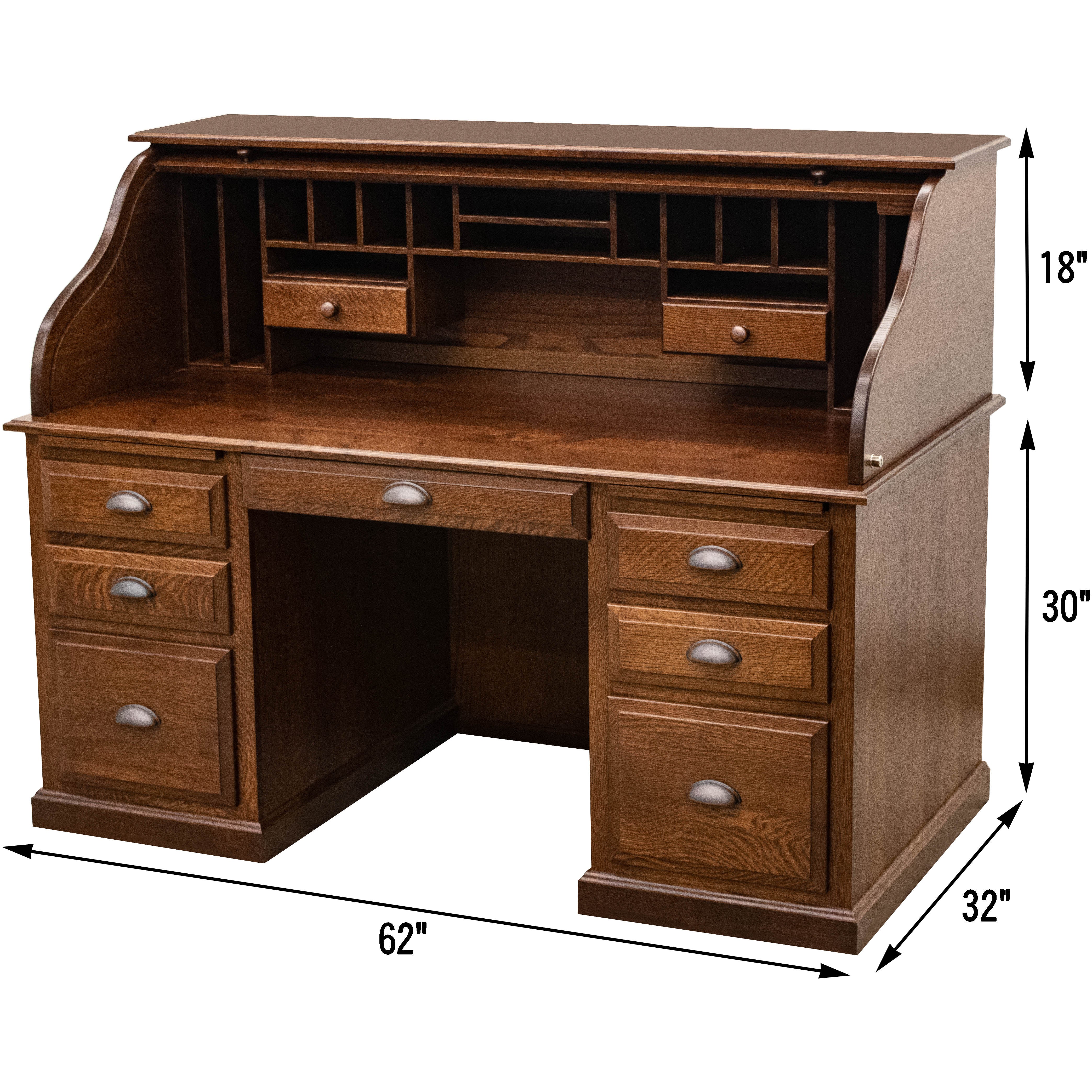 Conventional Rolltop Desk