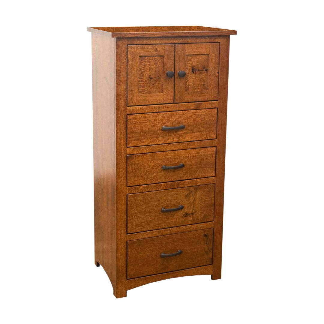 Craftsman Mission 4-Drawer Lingerie Dresser