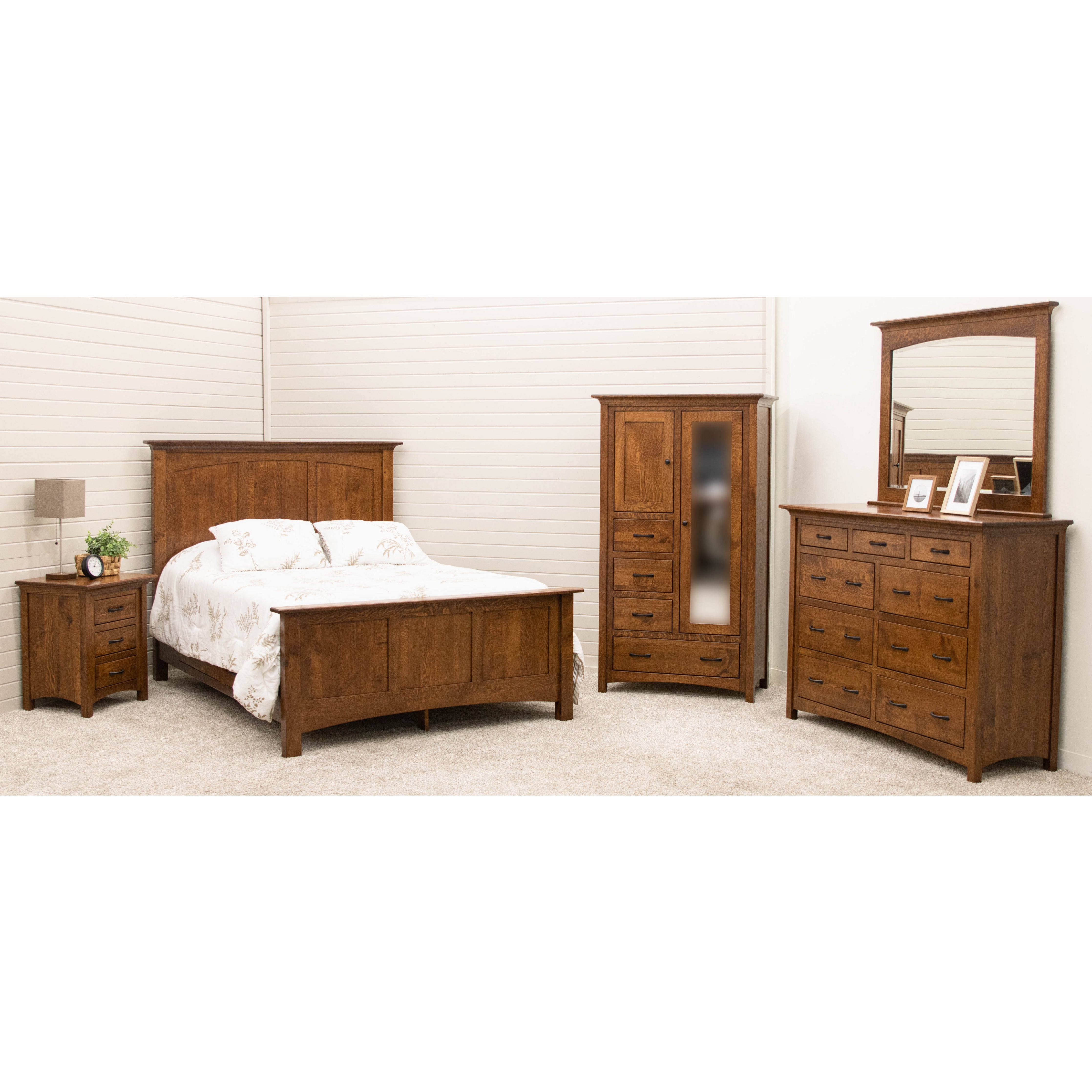 DCF Mission 1-Drawer, 2-Door Nightstand