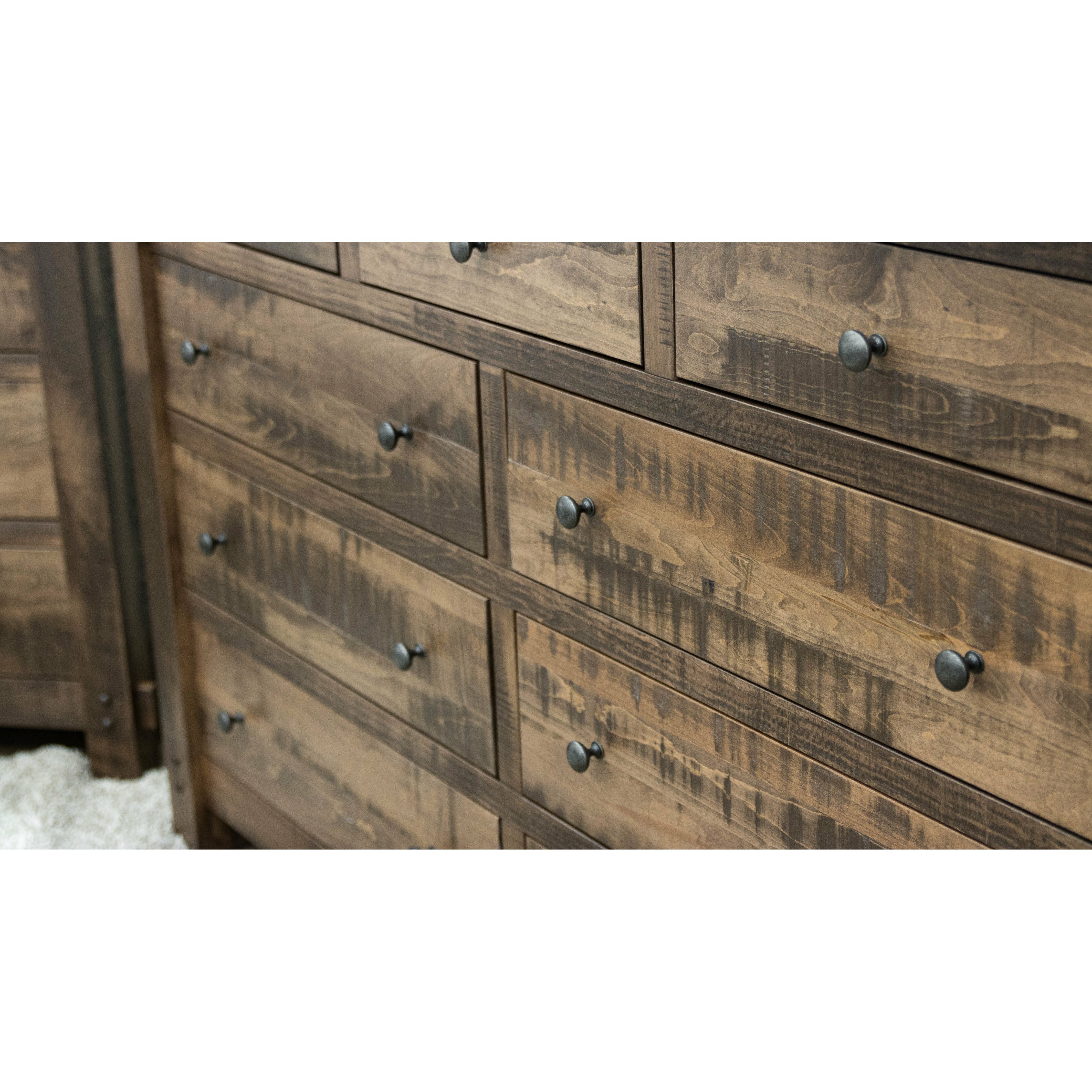 DCF Roughsawn 9-Drawer Tall Dresser