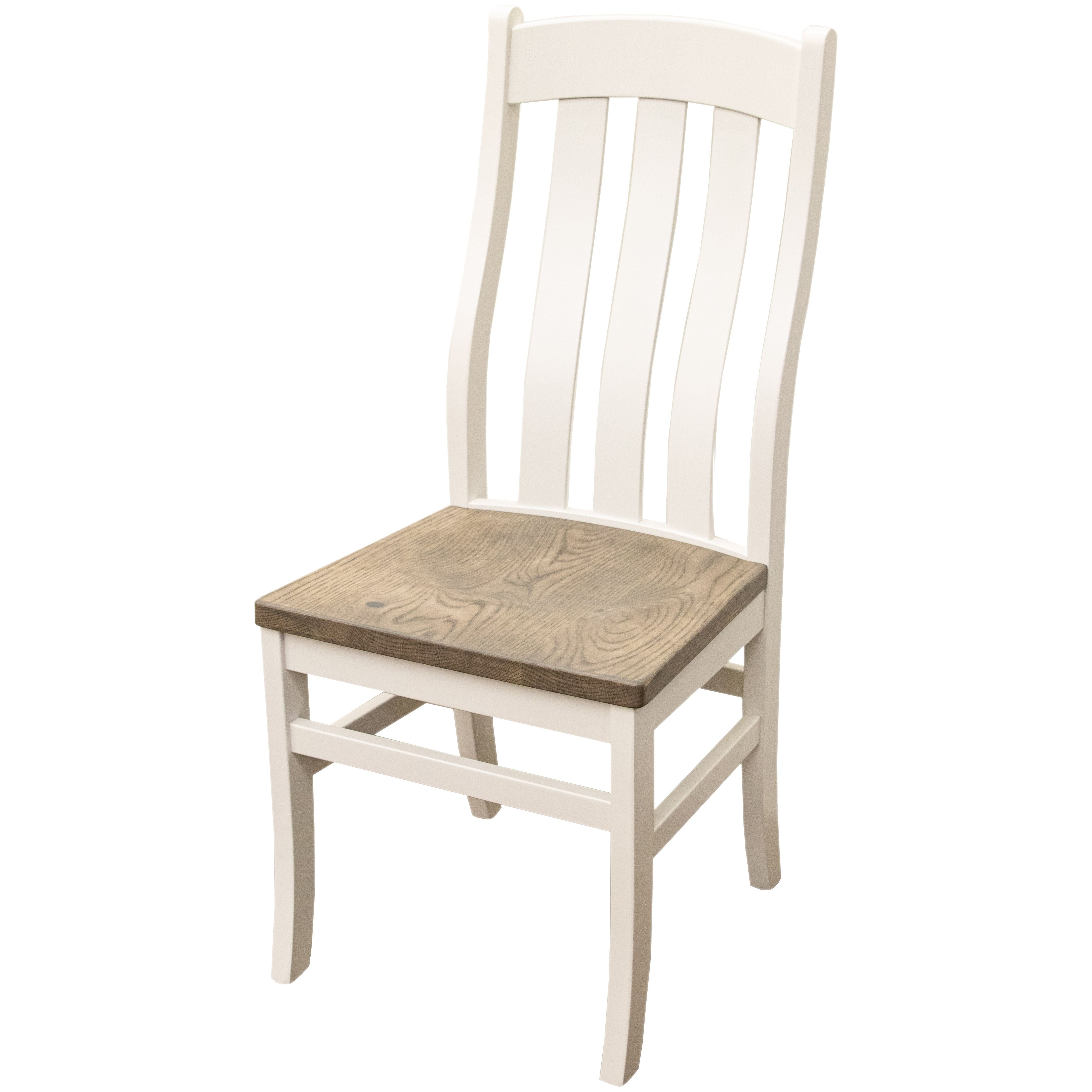 Fostoria White & Wood Side Dining Chair | M-DW&RWO-GRB