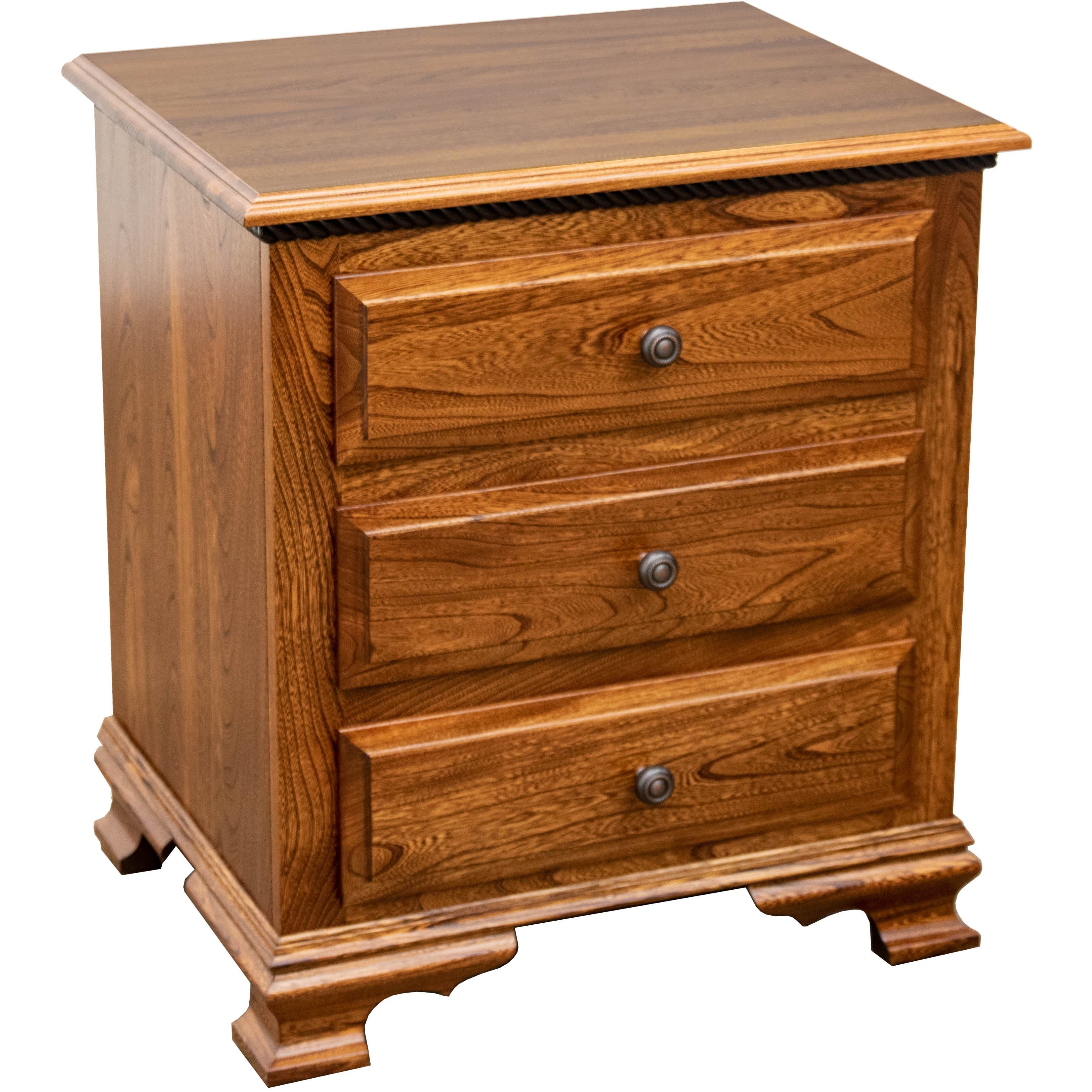 Heritage 3-Drawer Nightstand