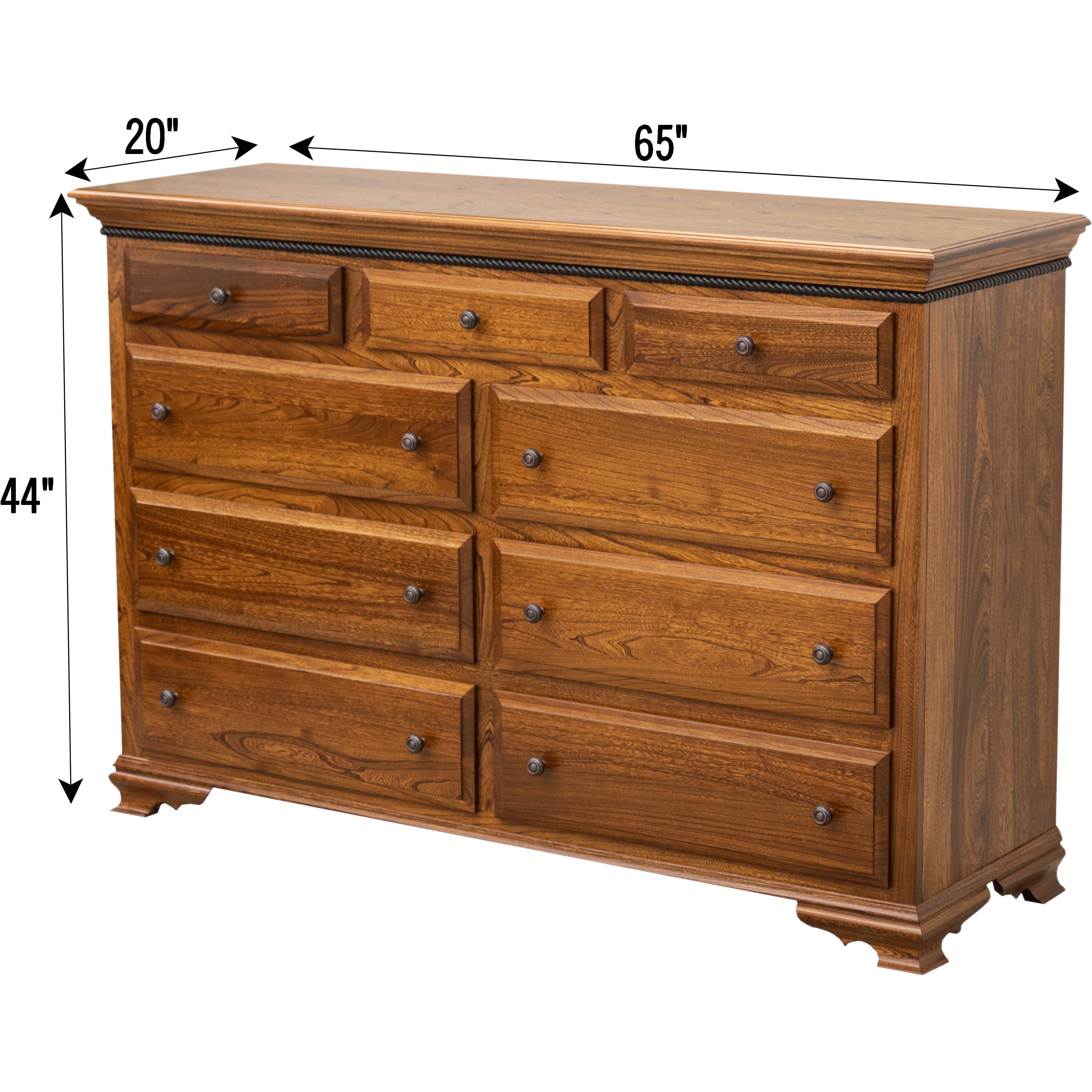 Heritage 9-Drawer Tall Dresser