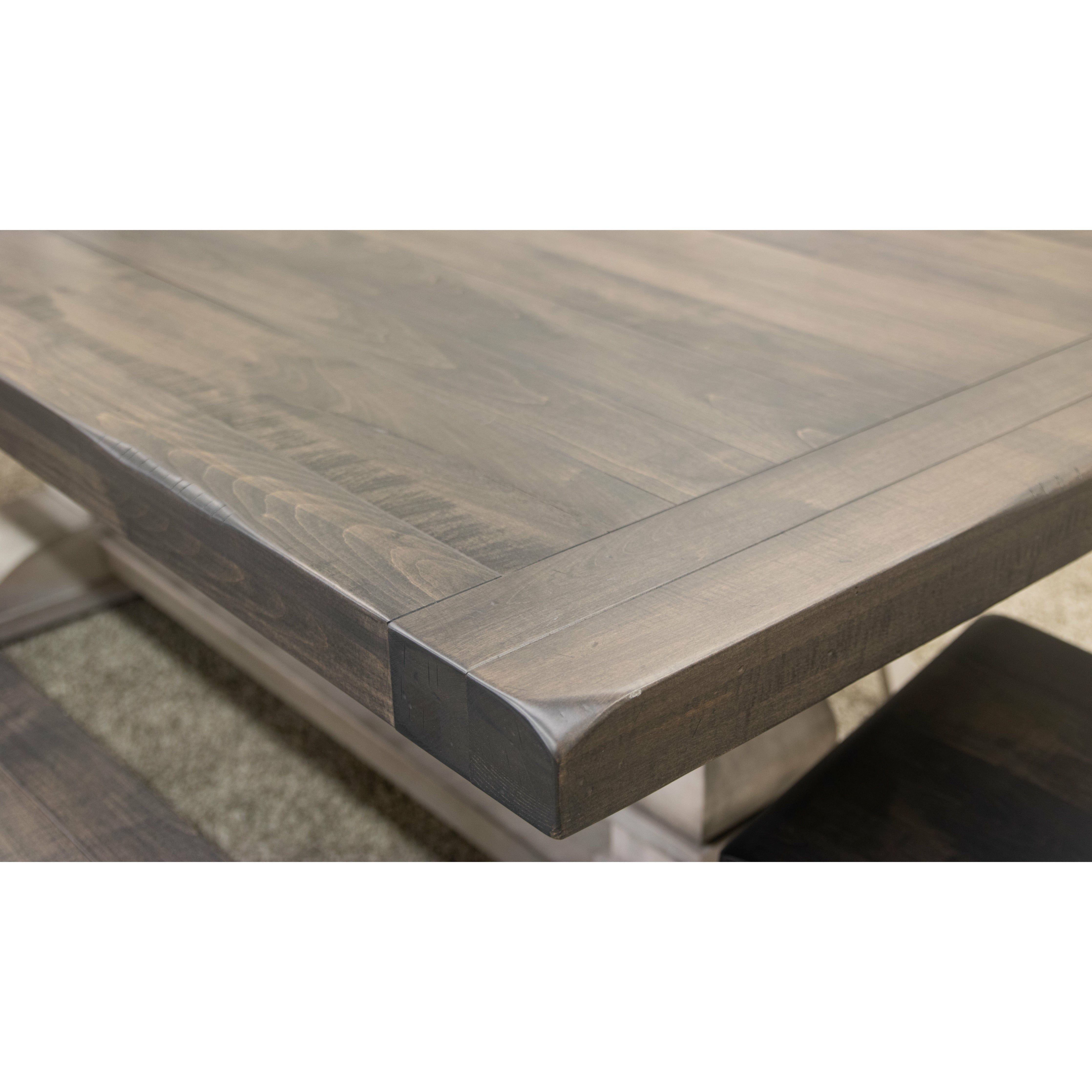 Hillside Large Modern Double Pedestal Extending Dining Table | M-AV&GS