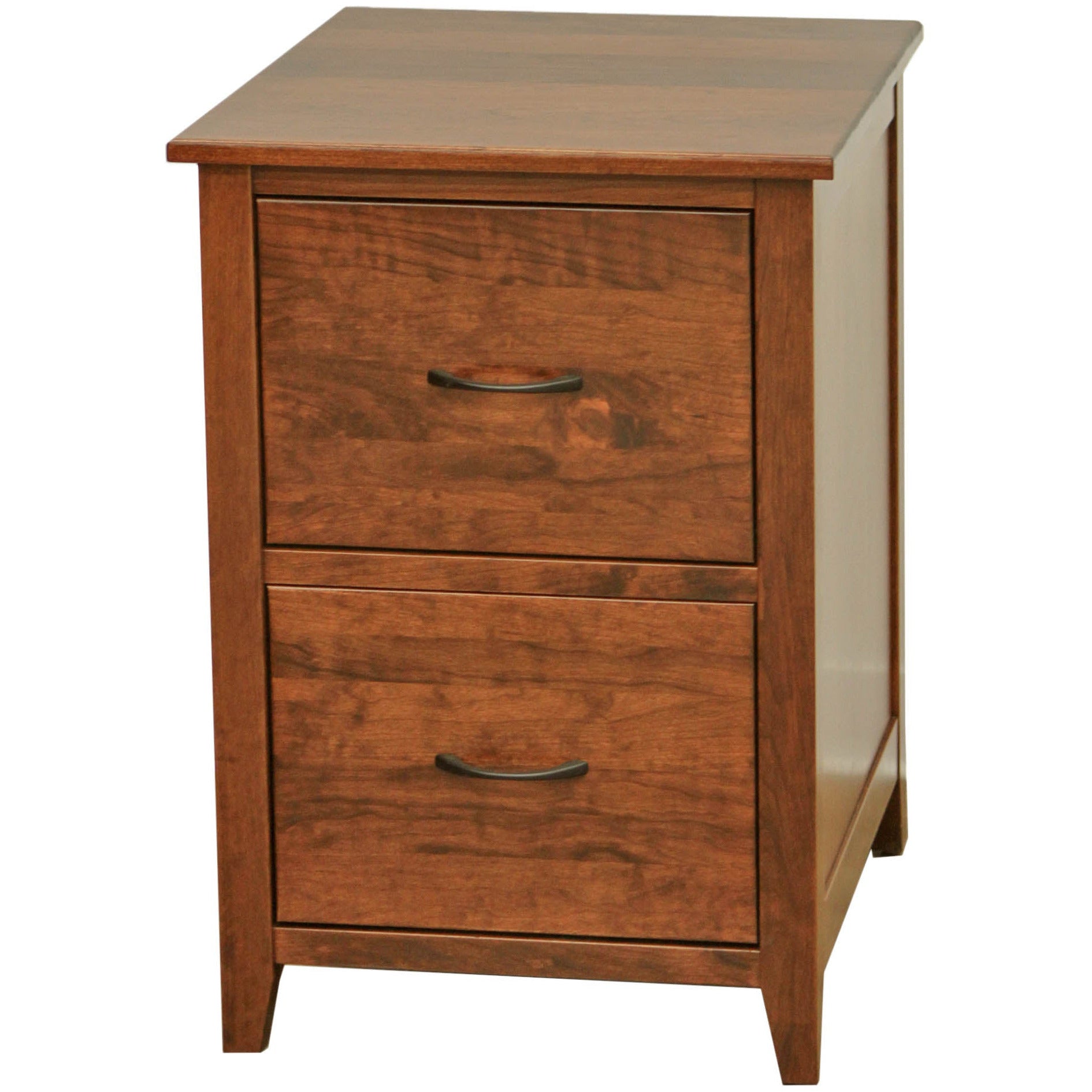 Manhattan Cherry Wood 2-Drawer File Cabinet | GB