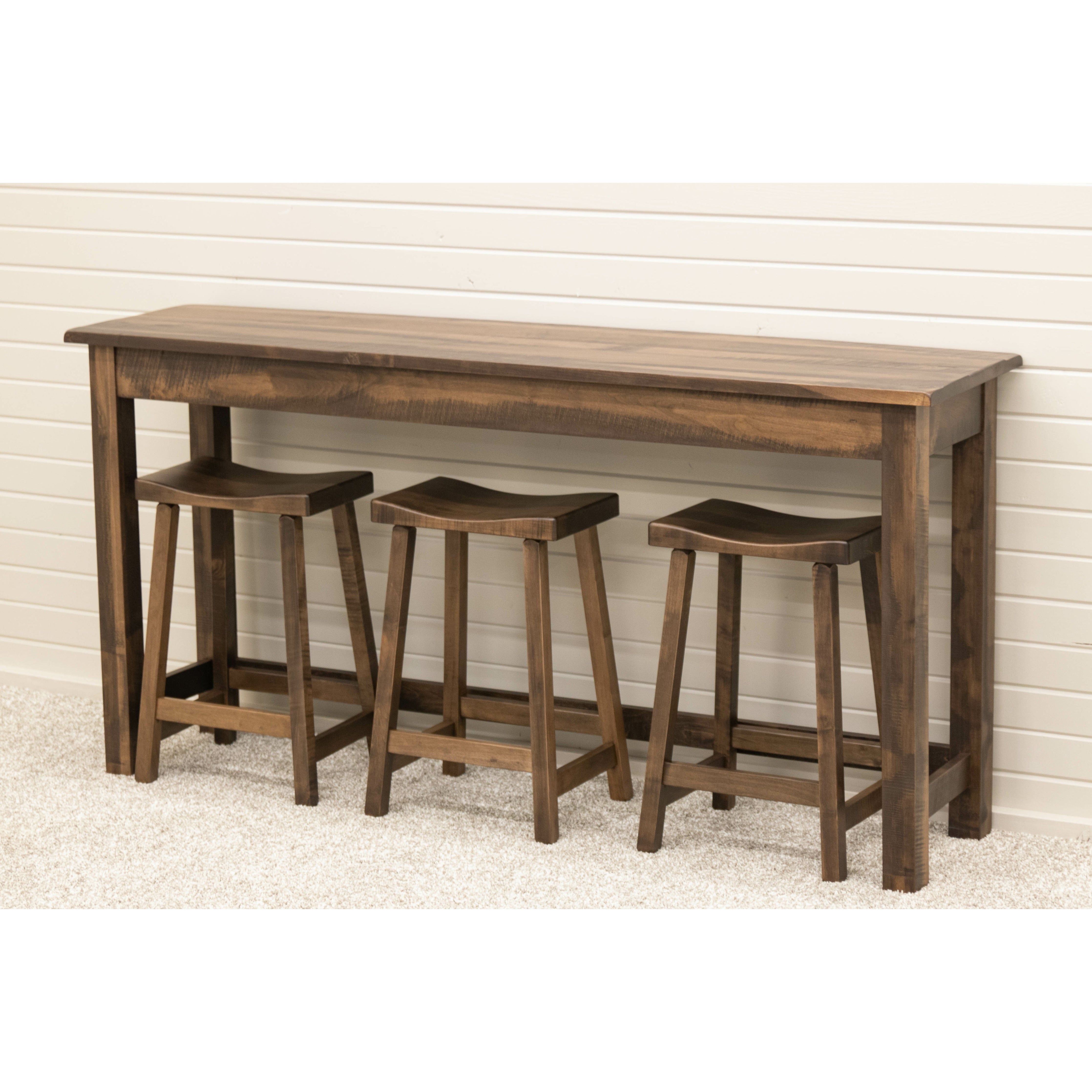 Milltown Maple Wood Sofa Bar Table | CO