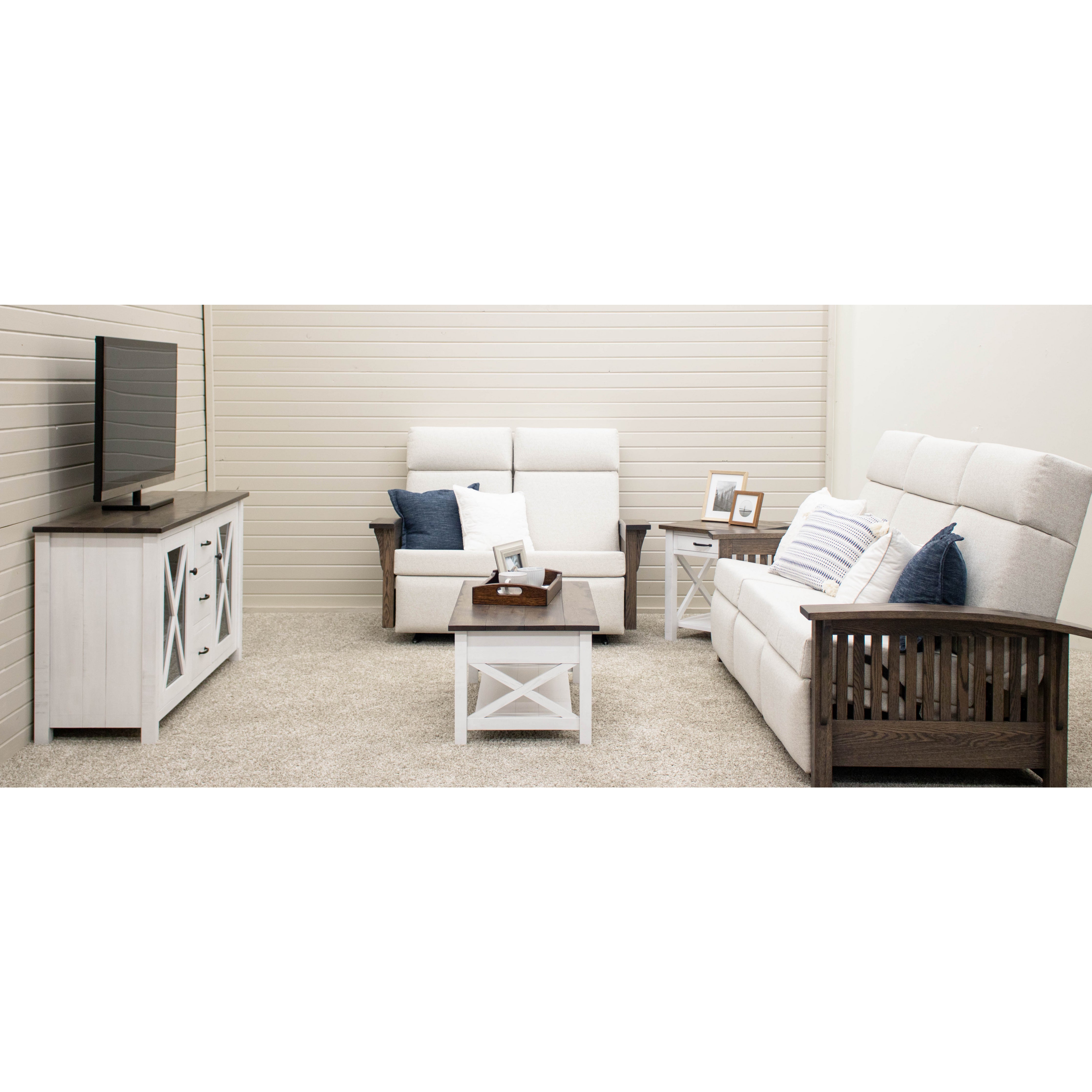 Cambria Small Rectangle Open End Table