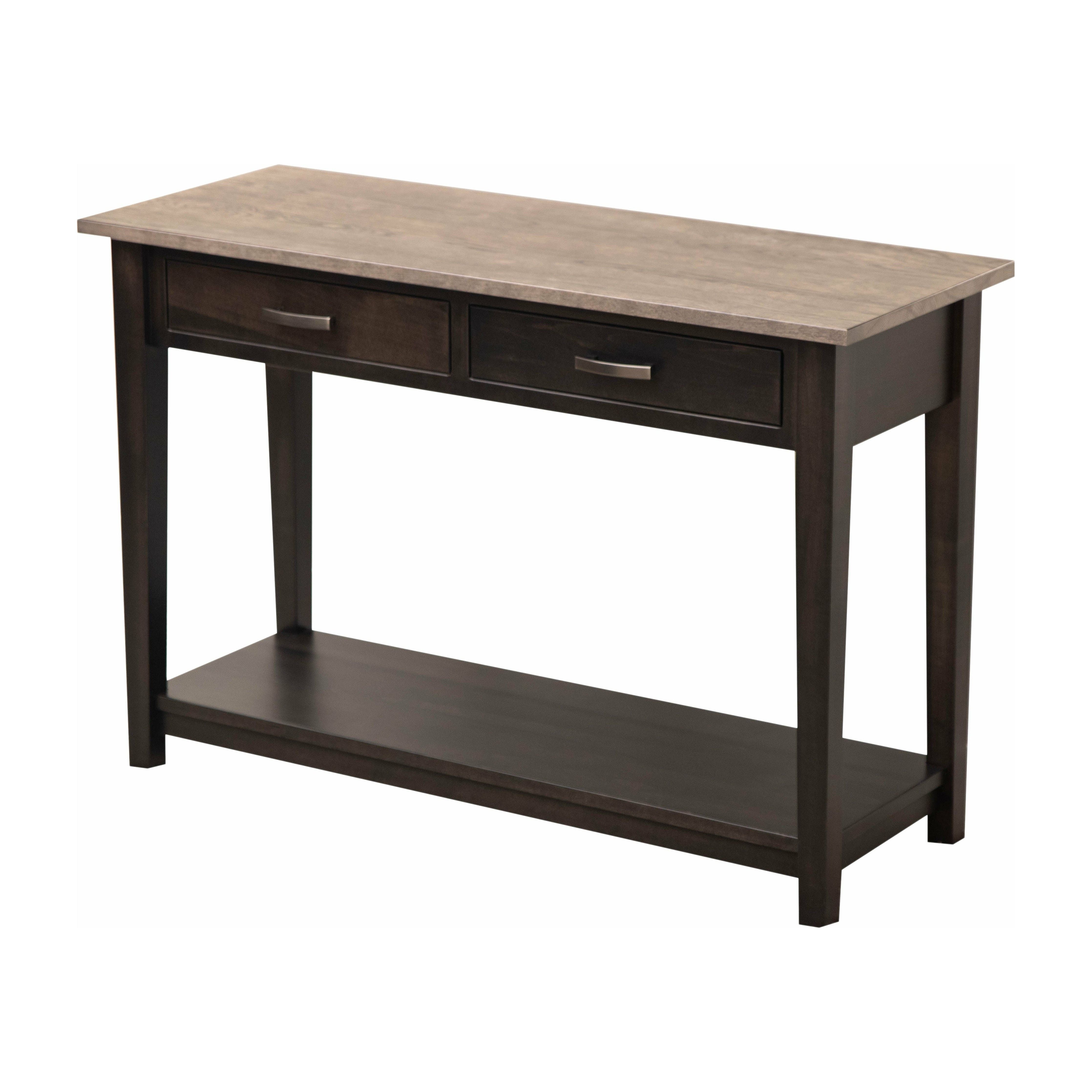 Riverton Black & Wood Open Sofa Table | M-DK&RWO-SB
