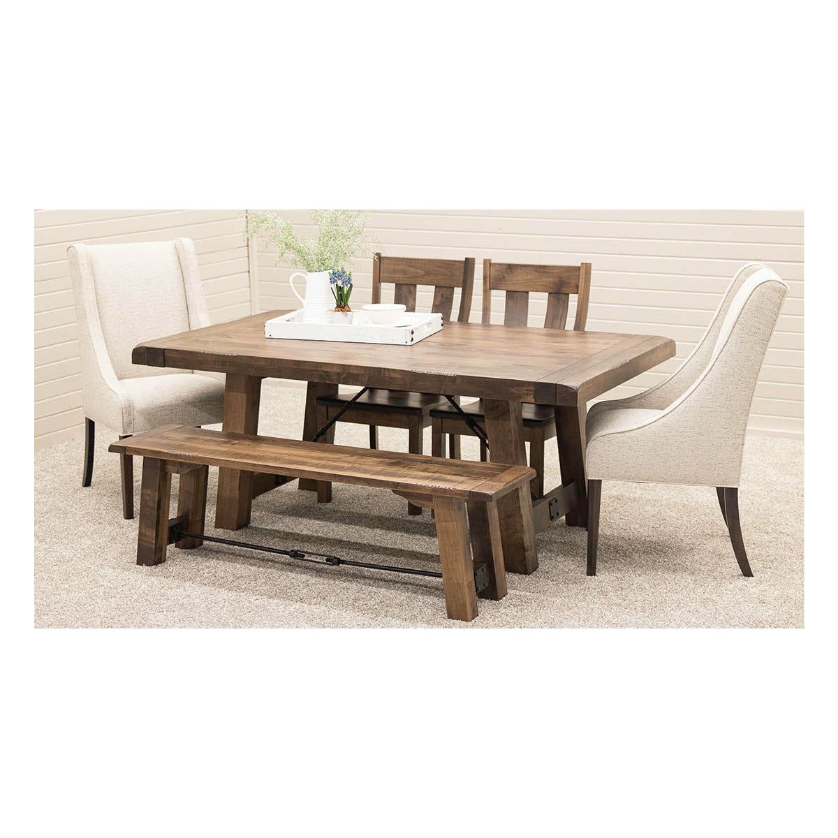 Settler's Trestle Extending Dining Table