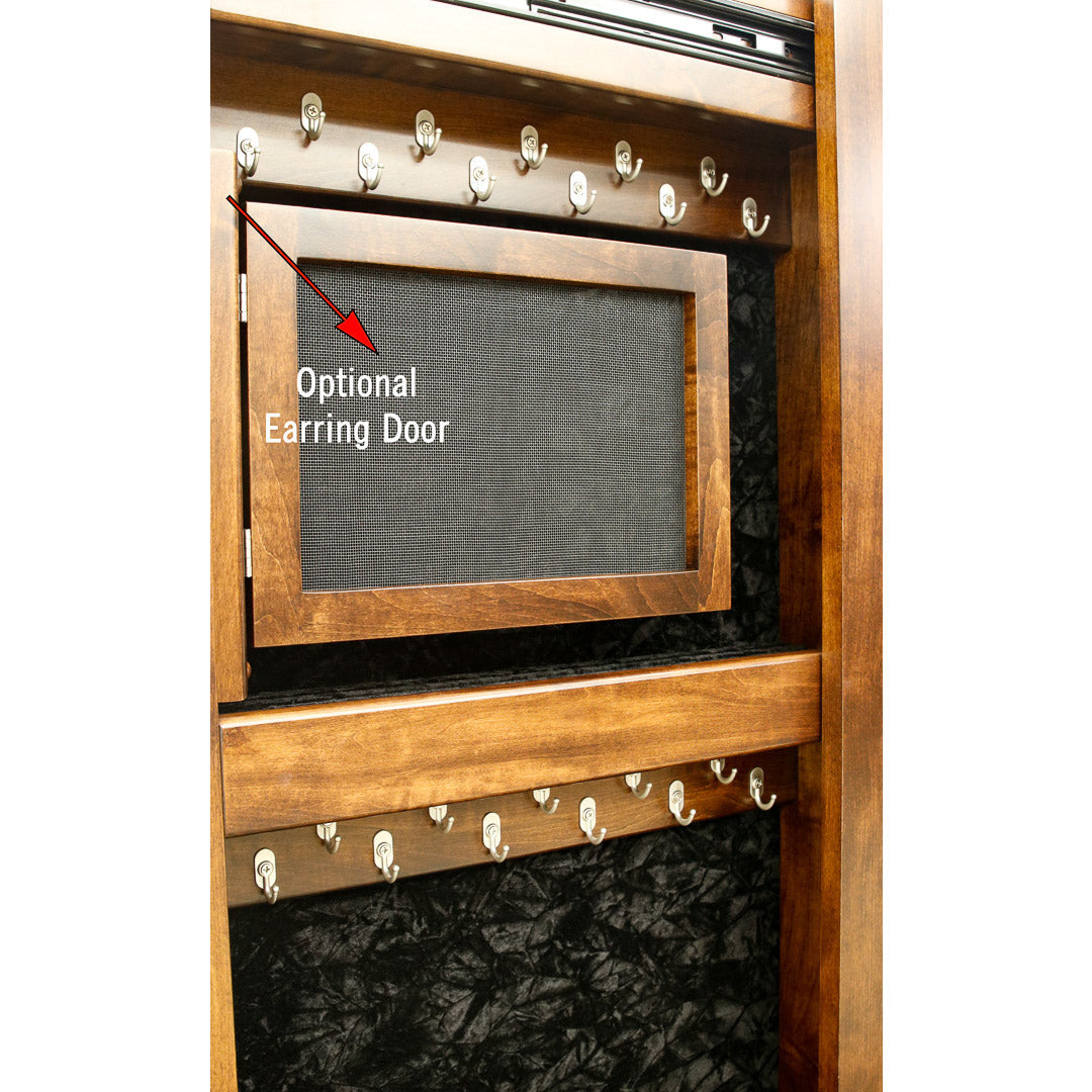 Shaker Maple Wood Revolving Jewelry & Shoe Tower | ASB