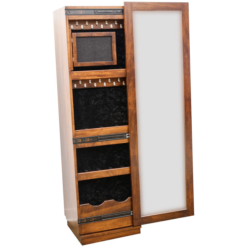 Shaker Maple Wood Revolving Jewelry & Shoe Tower | ASB